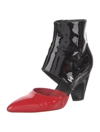 Chanel 2020 Interlocking CC Logo Boots