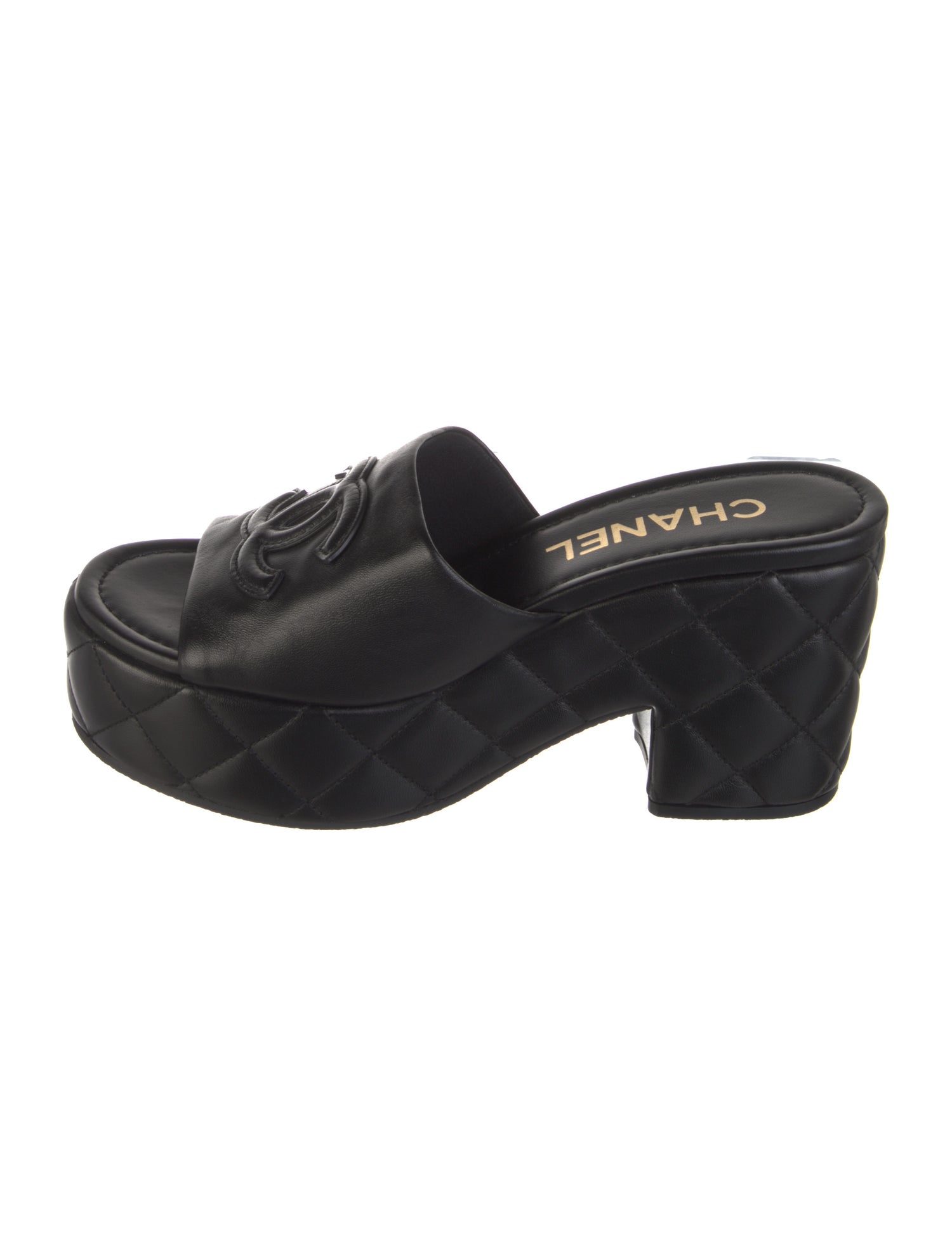 Chanel 2025 Interlocking CC Logo Slides