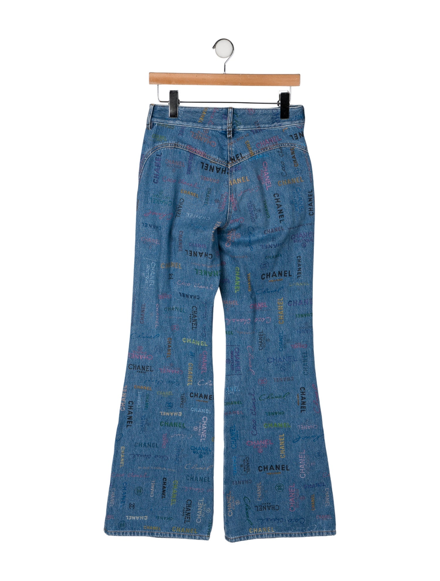 Chanel 2022 Wide Leg Jeans