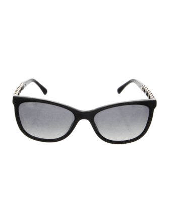Chanel Interlocking CC Logo Wayfarer Sunglasses