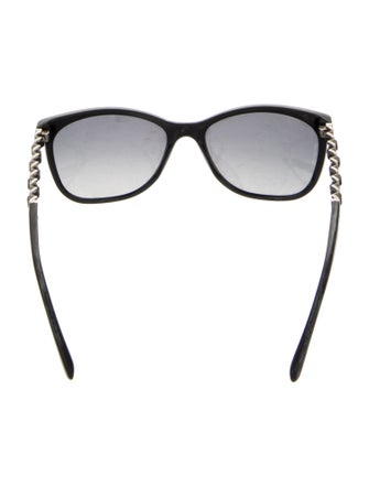 Chanel Interlocking CC Logo Wayfarer Sunglasses