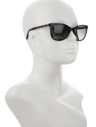 Chanel Interlocking CC Logo Wayfarer Sunglasses