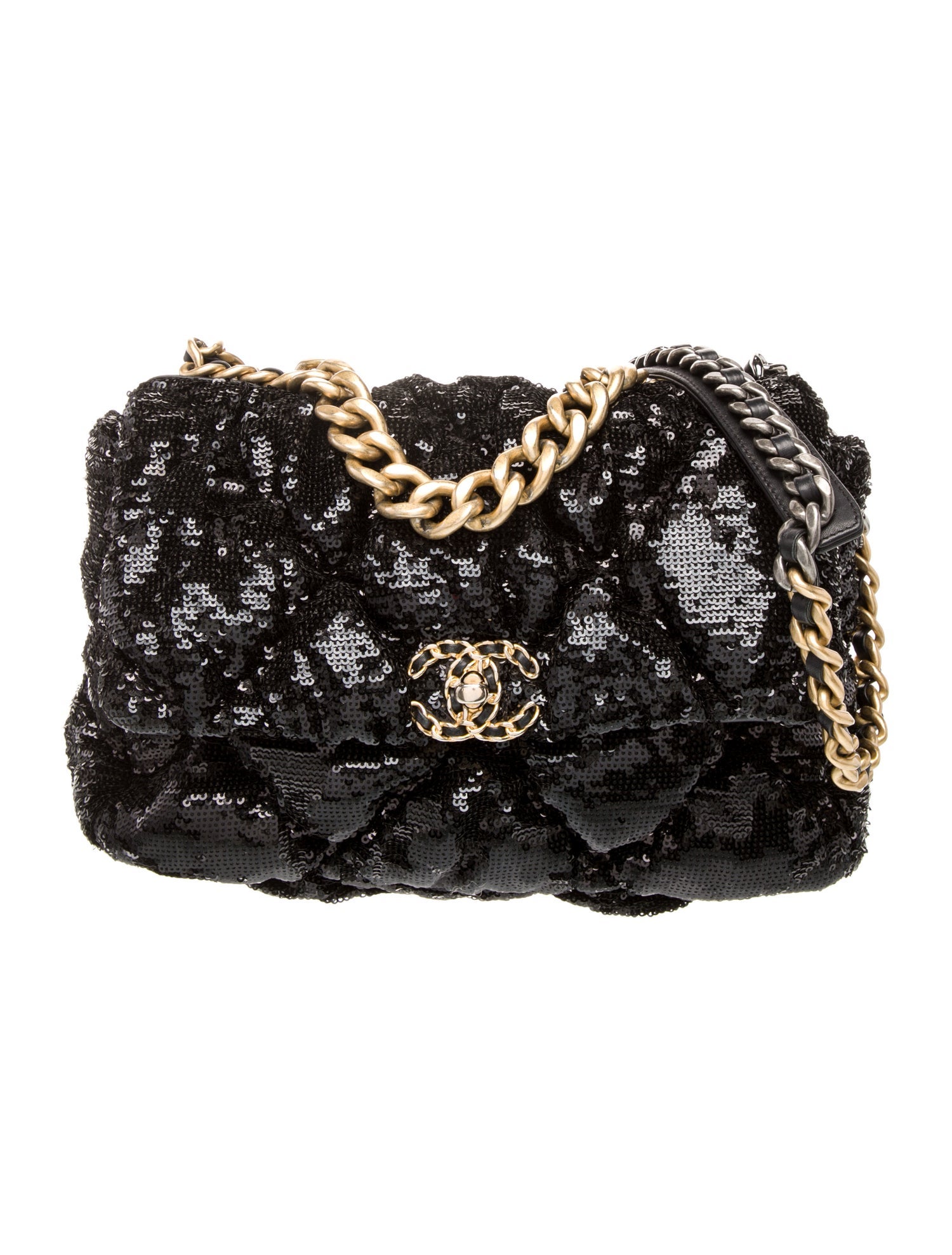 Chanel Large 19 Sequin Bag