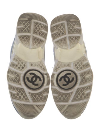 Chanel Interlocking CC Logo Nylon Sneakers