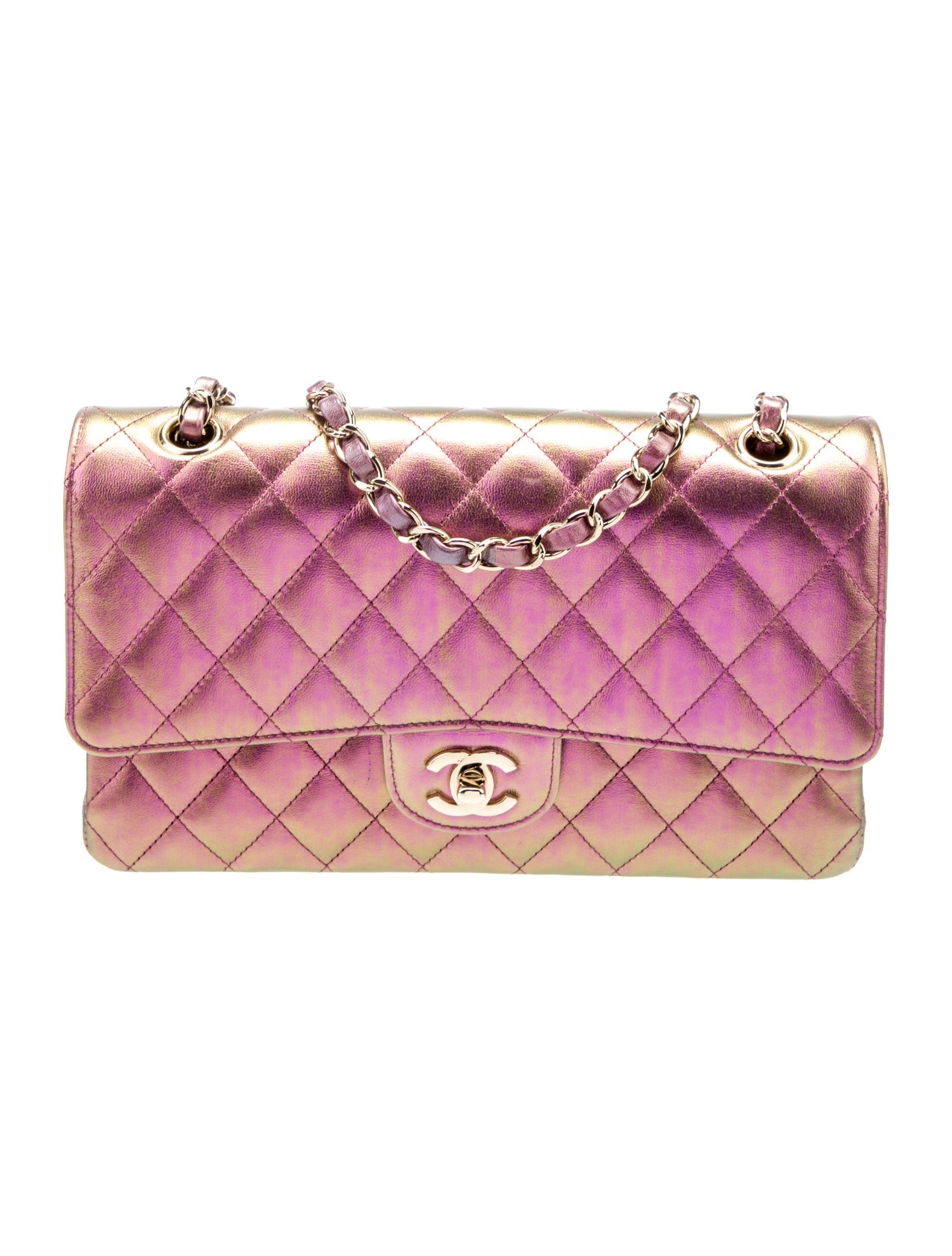 Chanel Classic Medium Iridescent Double Flap Bag w/Tags