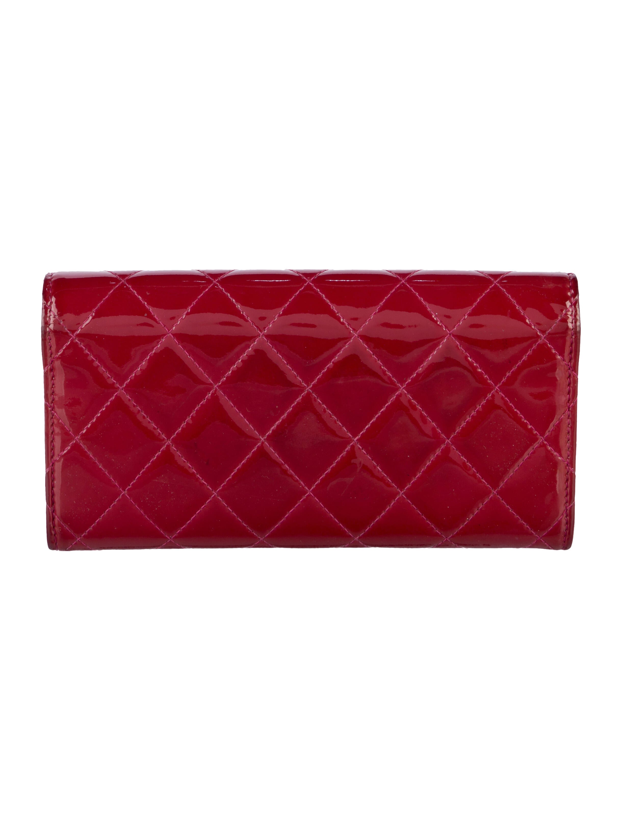 Chanel 2014-2015 Interlocking CC Logo Continental Wallet