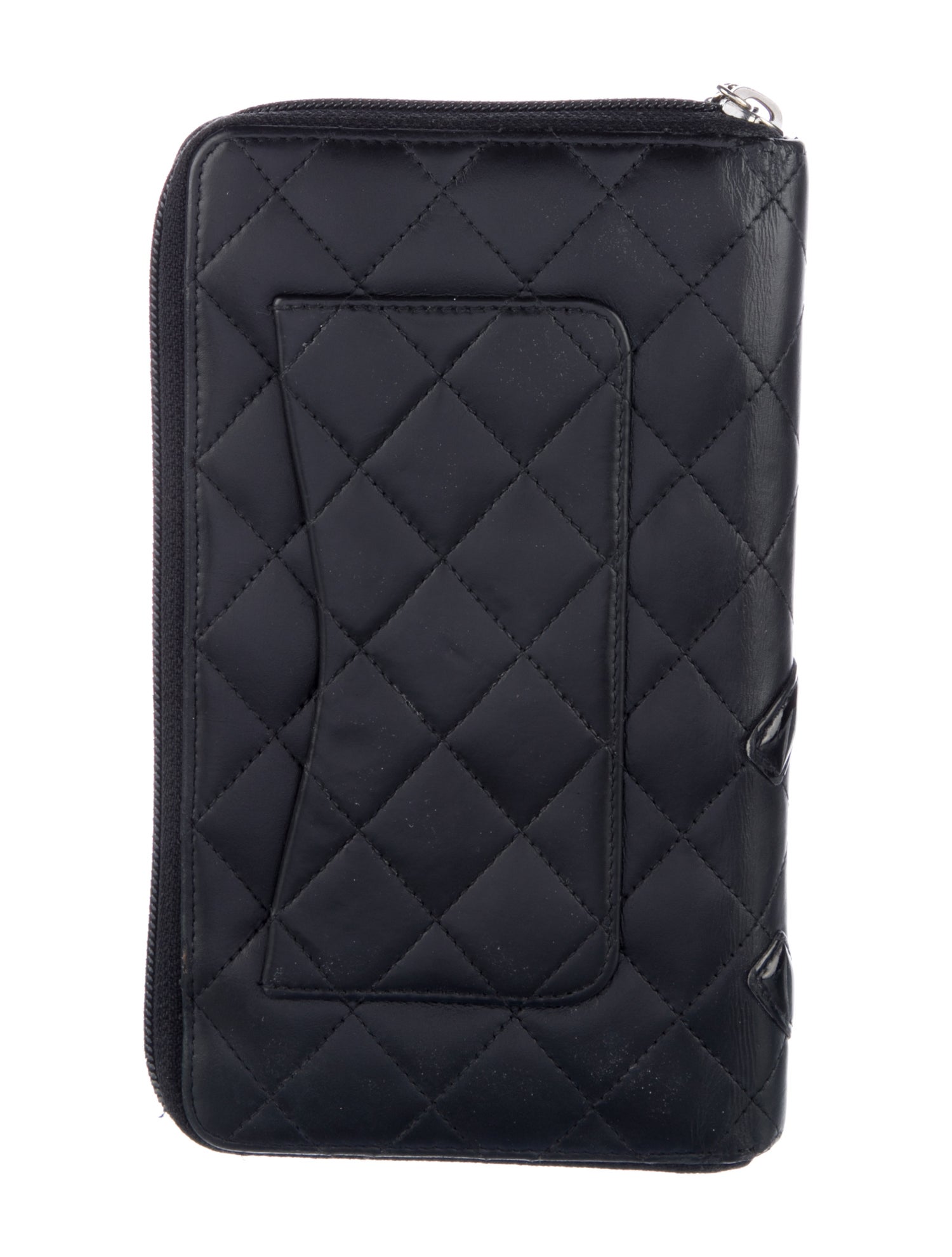 Chanel Interlocking CC Logo Leather Wallet