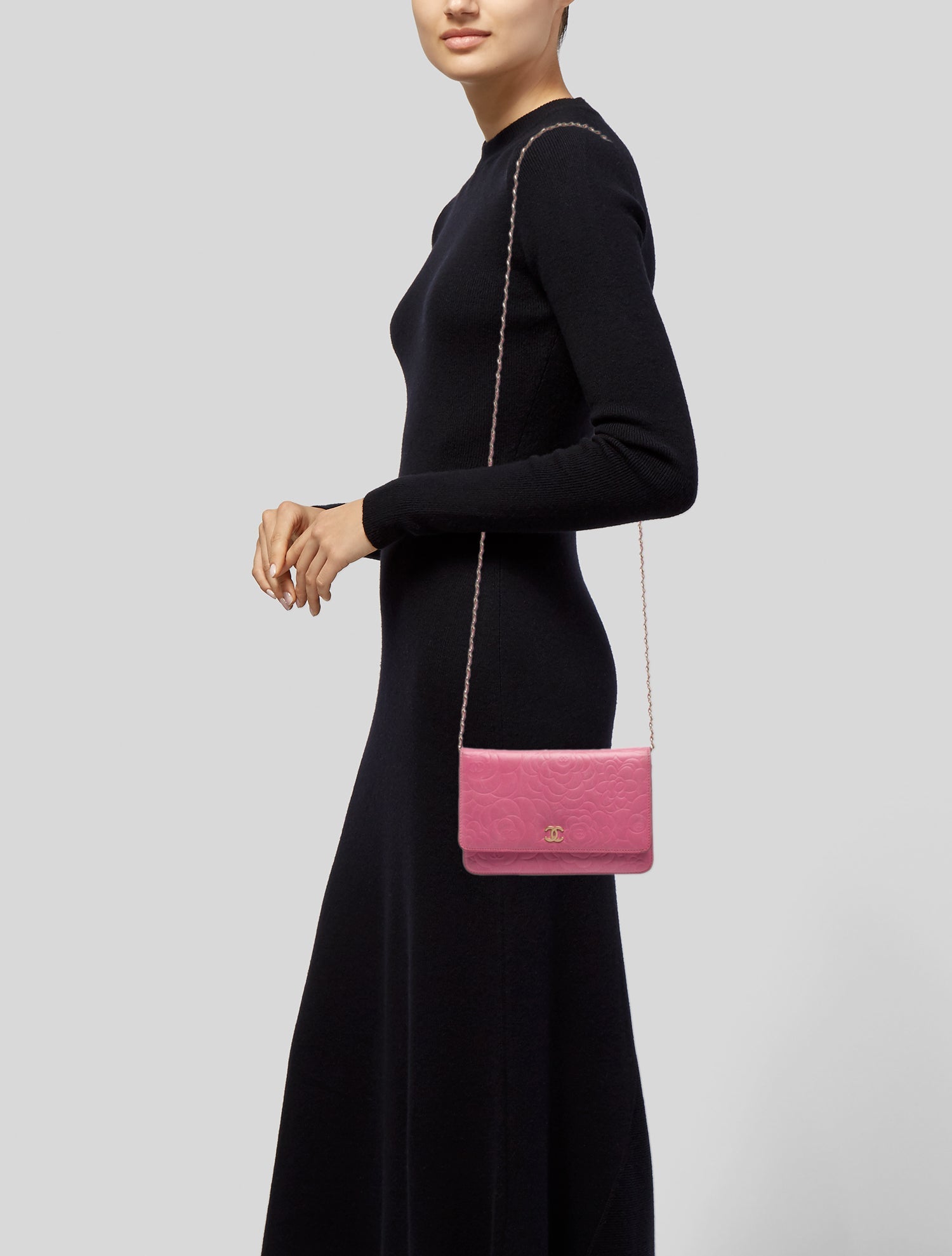 Chanel Camellia Wallet on Chain