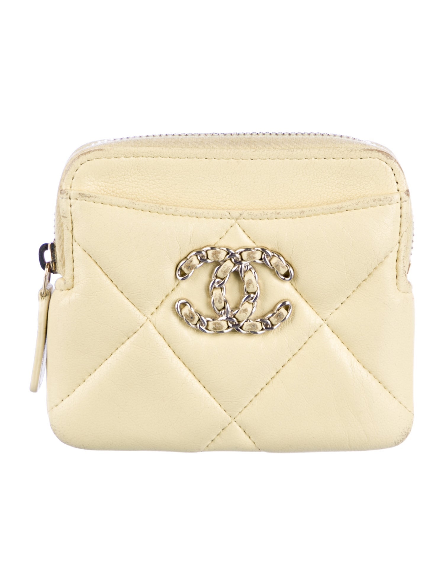 Chanel Interlocking CC Logo Lambskin Wallet