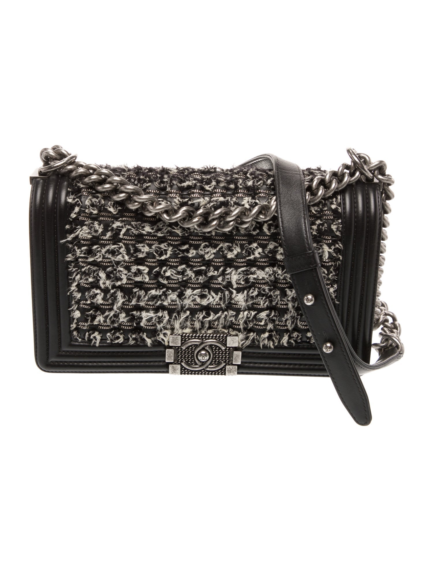 Chanel Medium Tweed Boy Bag