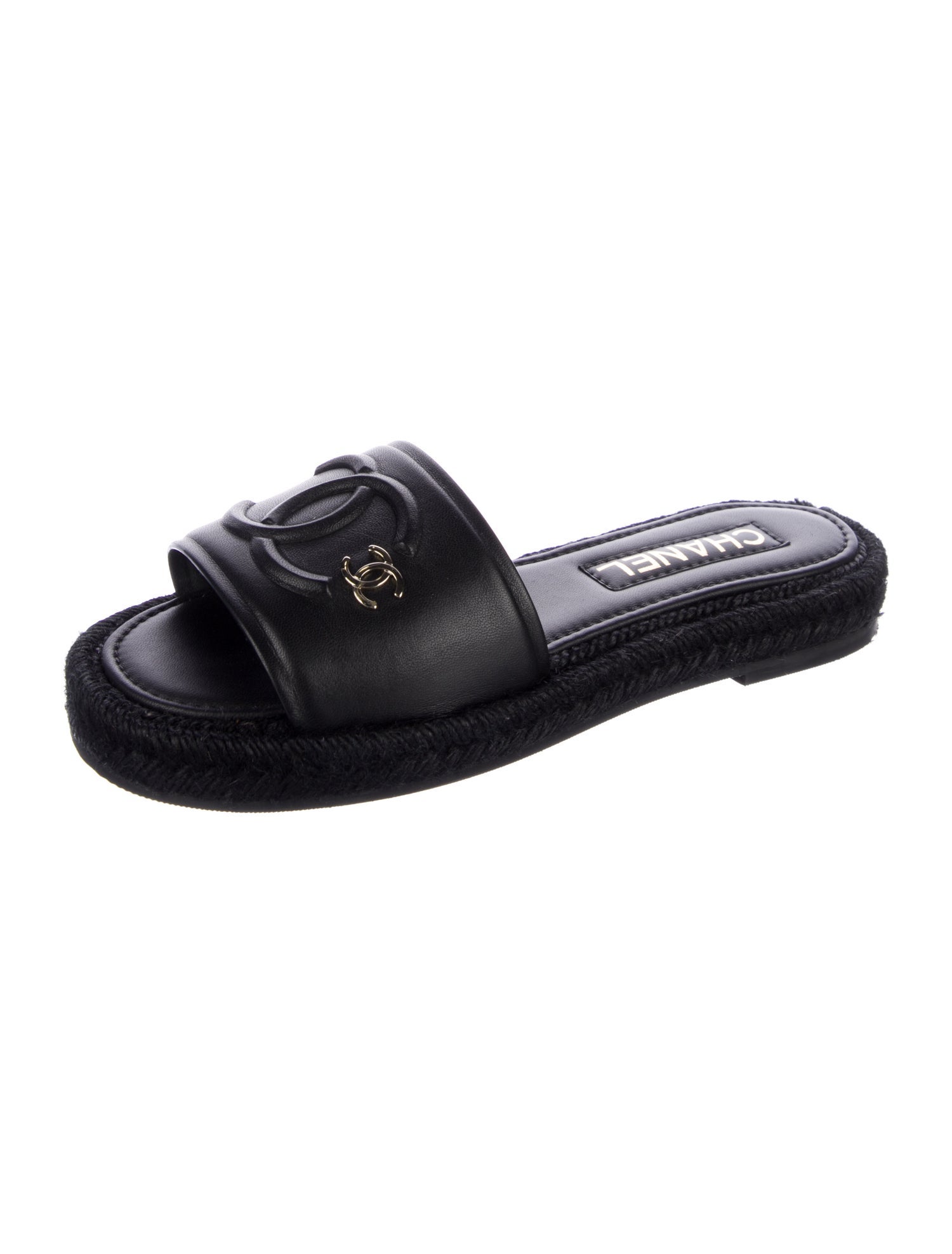 Chanel 2023 Interlocking CC Logo Slides