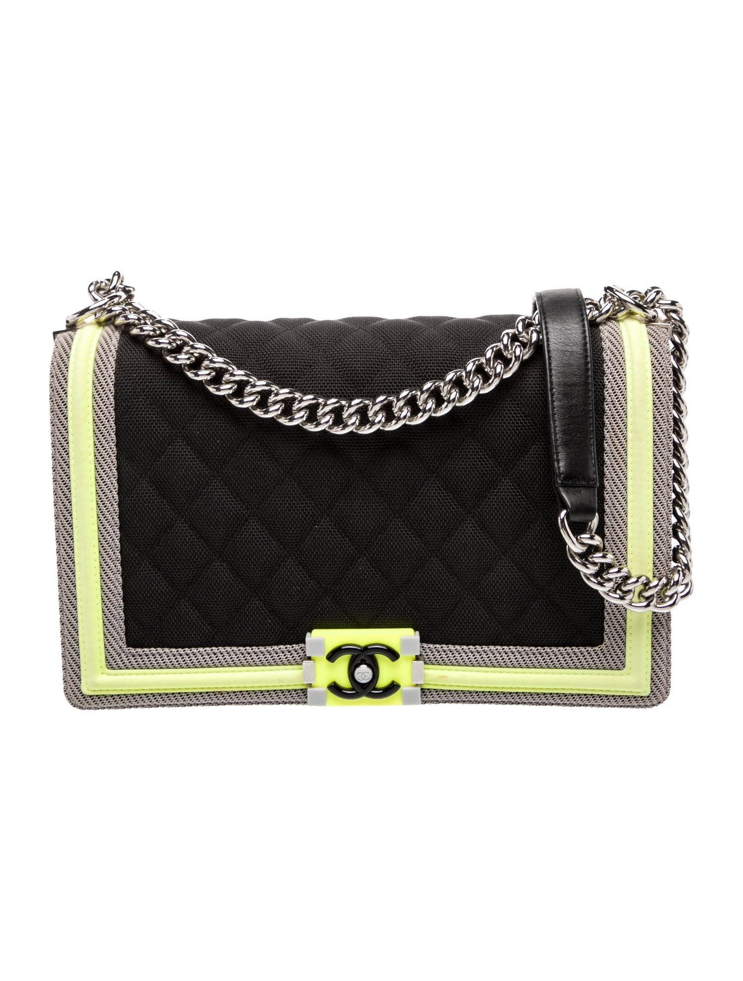 Chanel Large Fluo Boy Bag