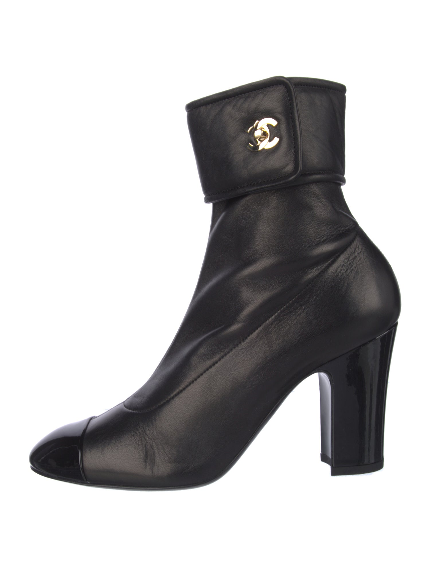 Chanel 2020 Interlocking CC Logo Boots