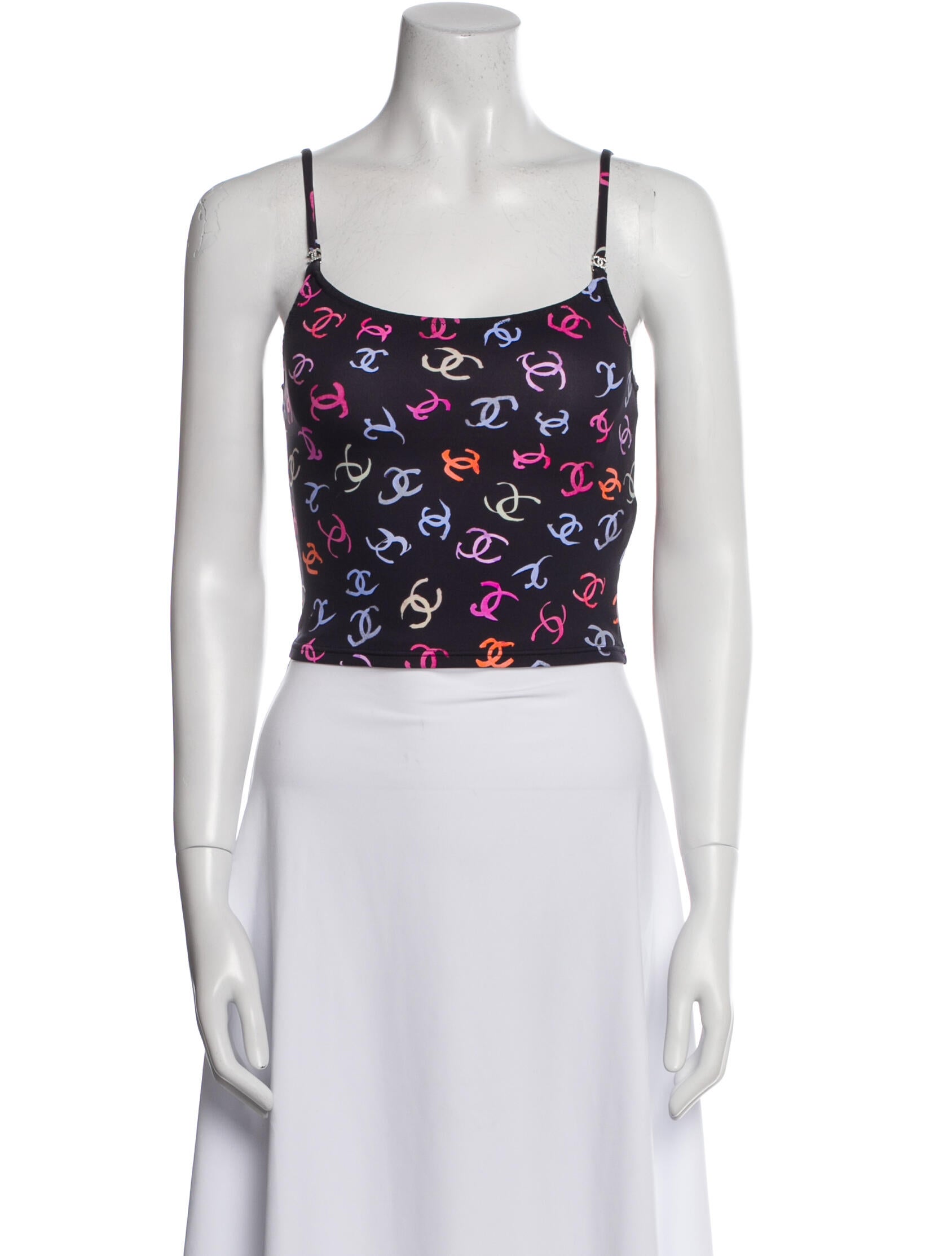 Chanel 2024 Printed Crop Top