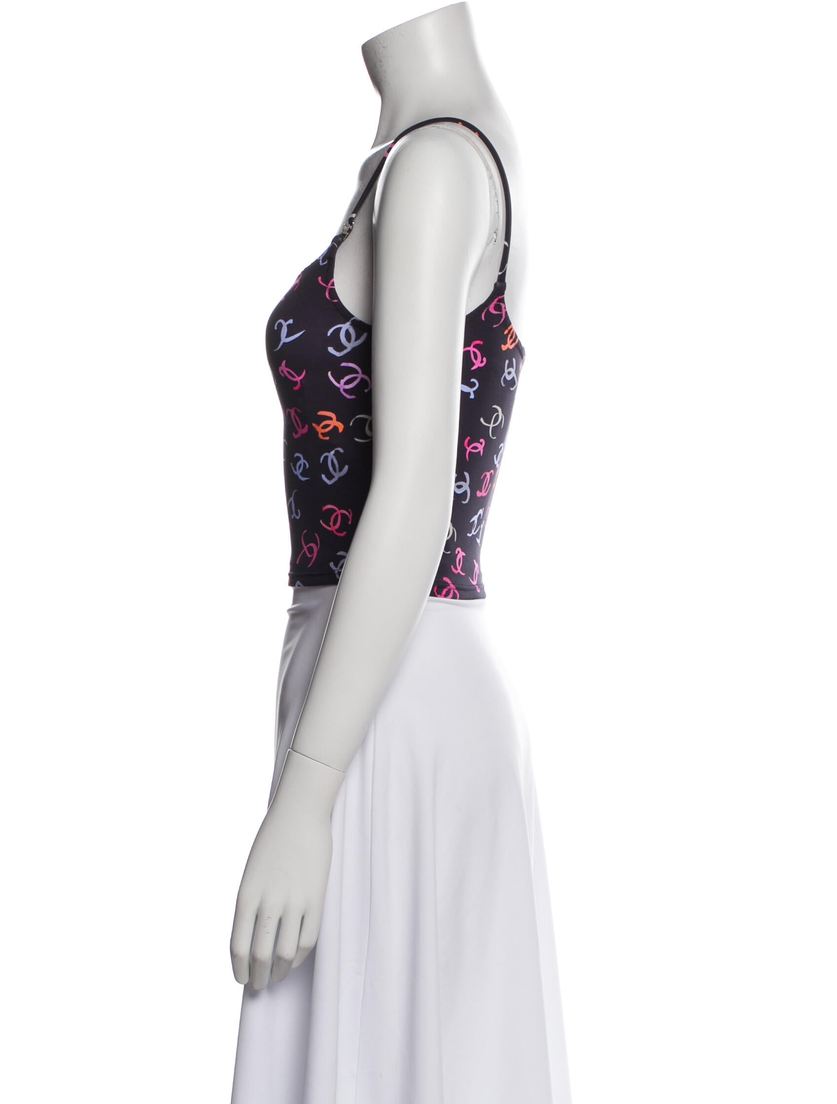 Chanel 2024 Printed Crop Top