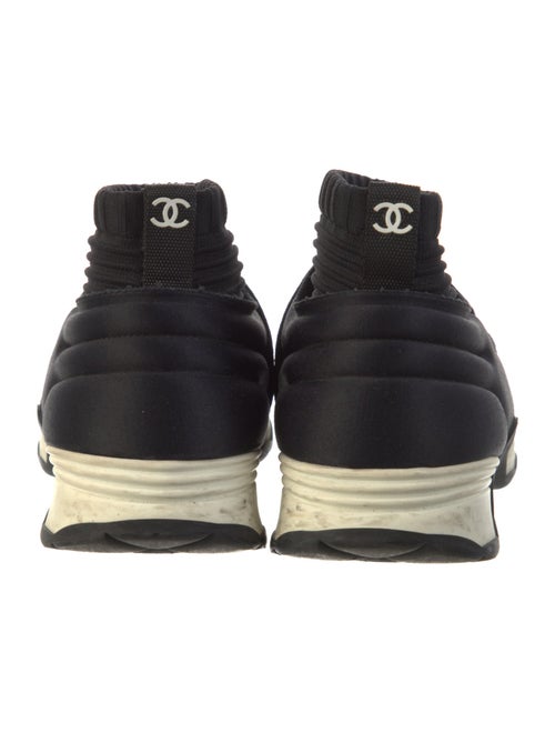 Chanel 2017 Interlocking CC Logo Sock Sneakers