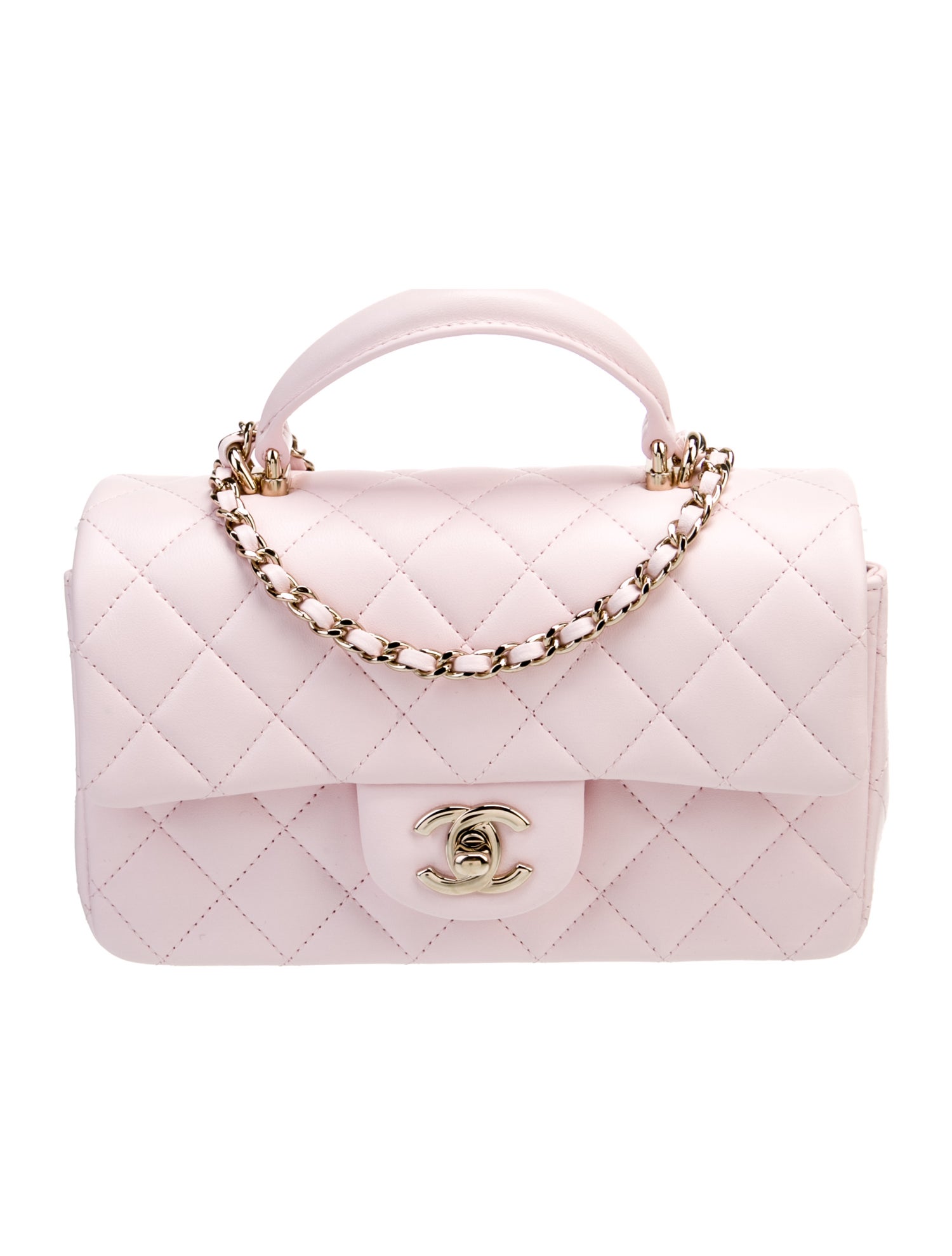 Chanel Classic Mini Top Handle Rectangular Flap Bag w/Tags