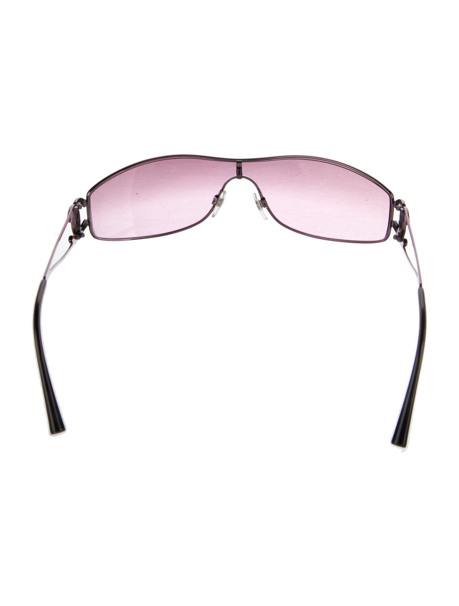 Chanel Interlocking CC Logo Shield Sunglasses