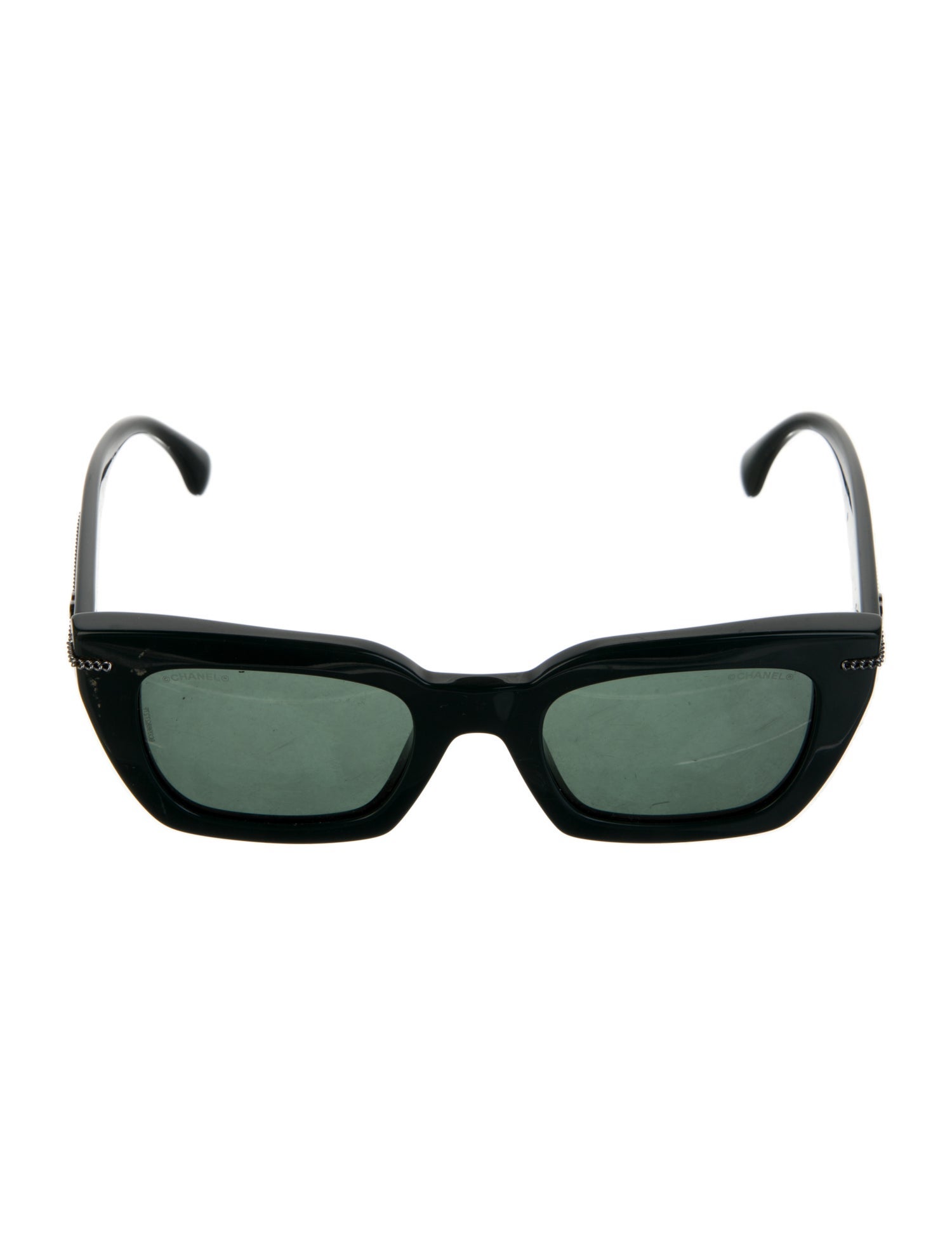 Chanel Interlocking CC Logo Wayfarer Sunglasses