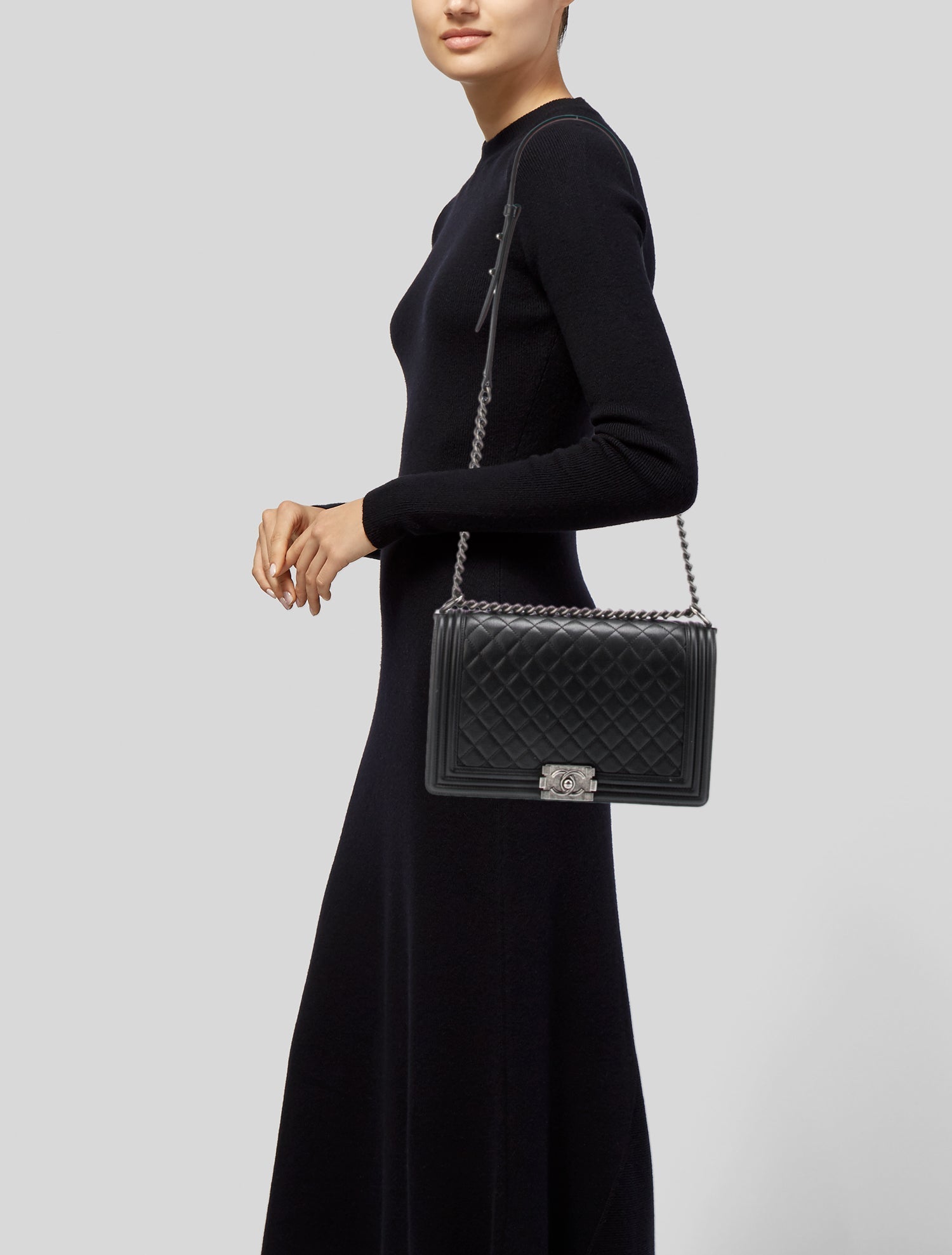 Chanel Large Quilted Boy Bag