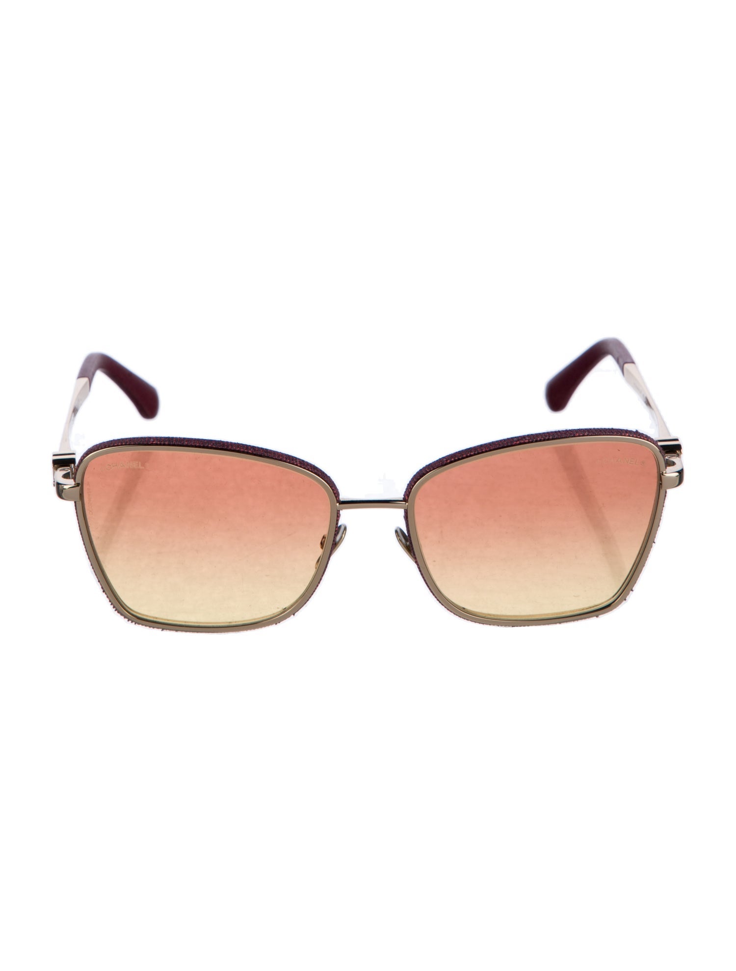 Chanel Interlocking CC Logo Square Sunglasses