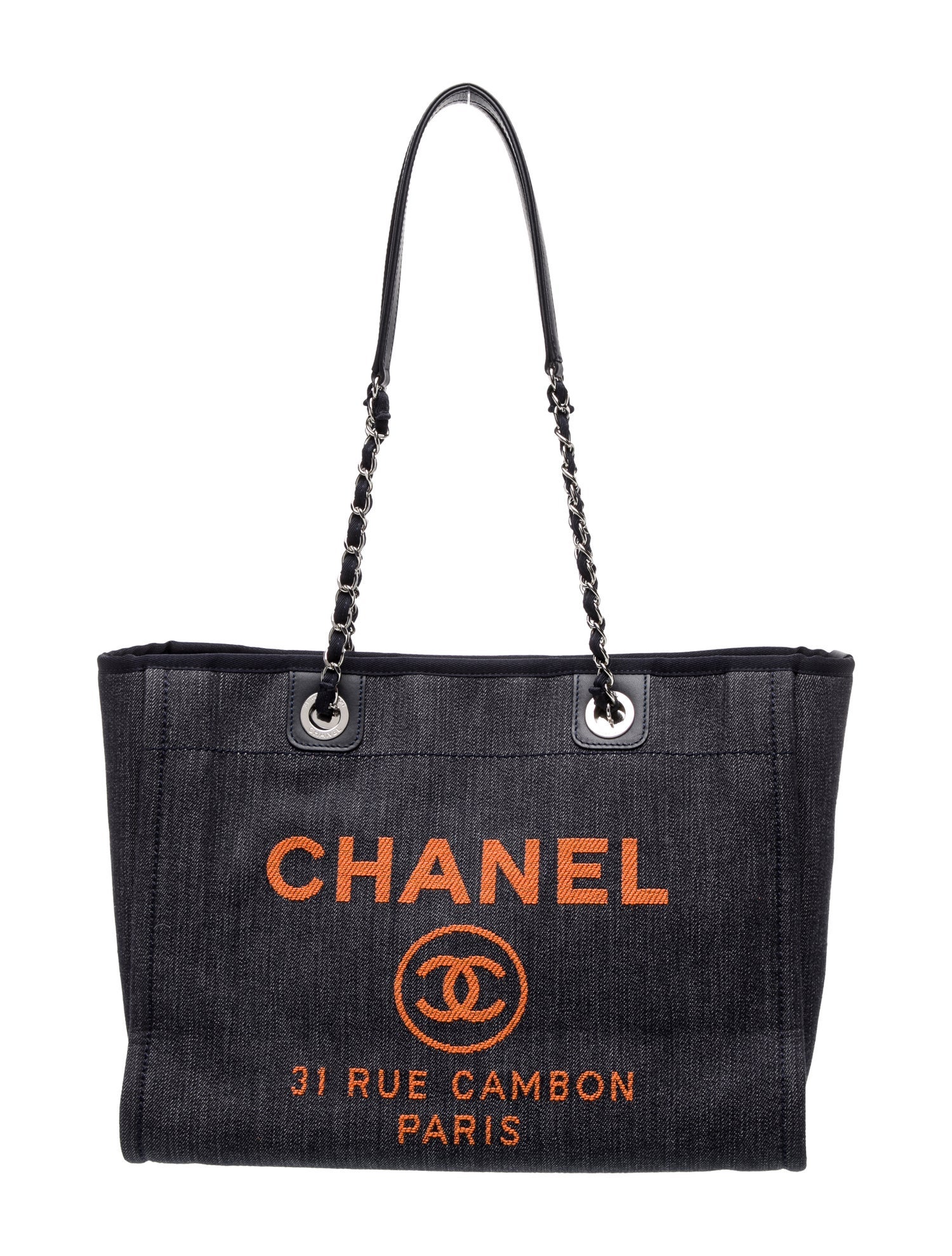 Chanel Small Denim Deauville Tote