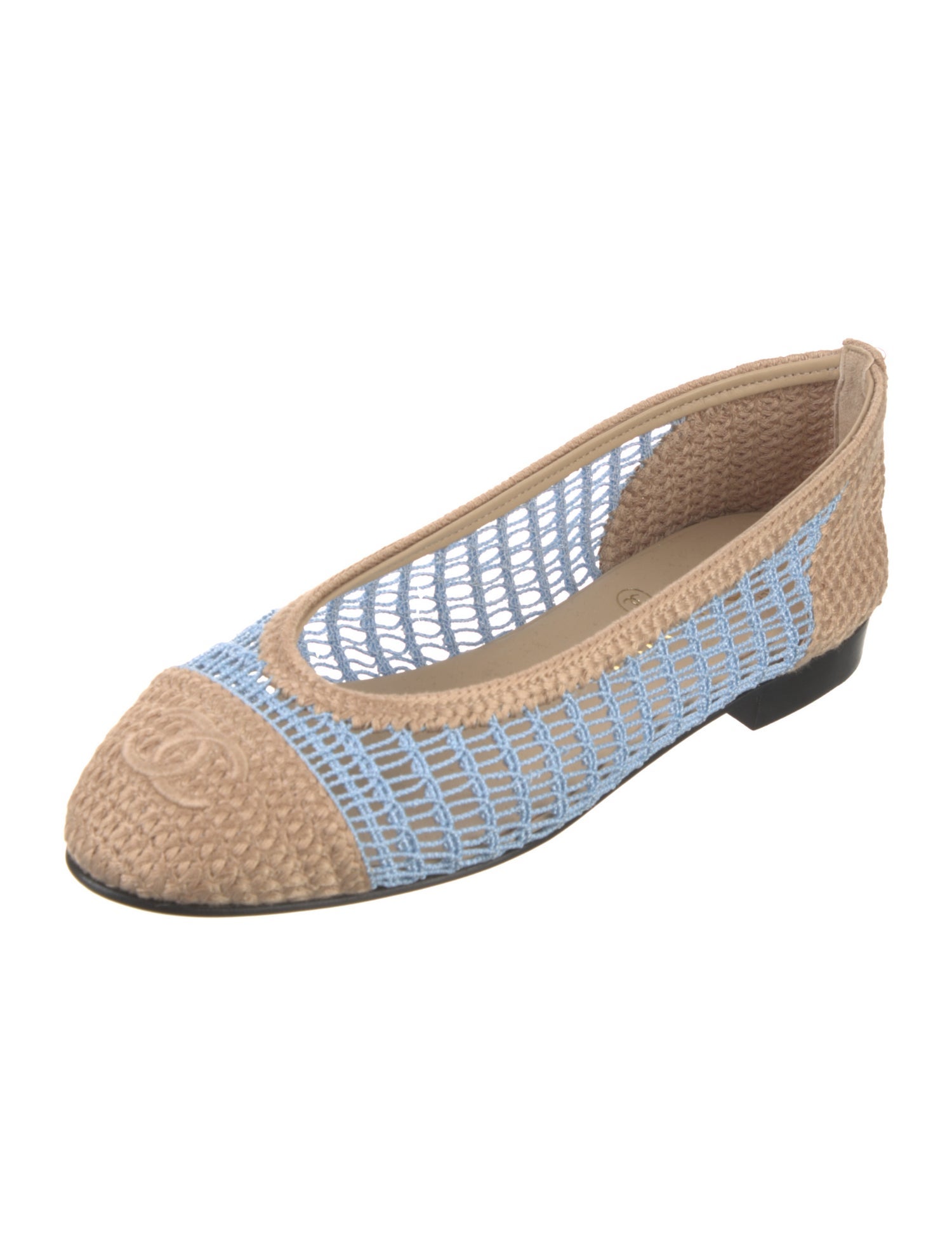 Chanel 2025 Interlocking CC Logo Flats