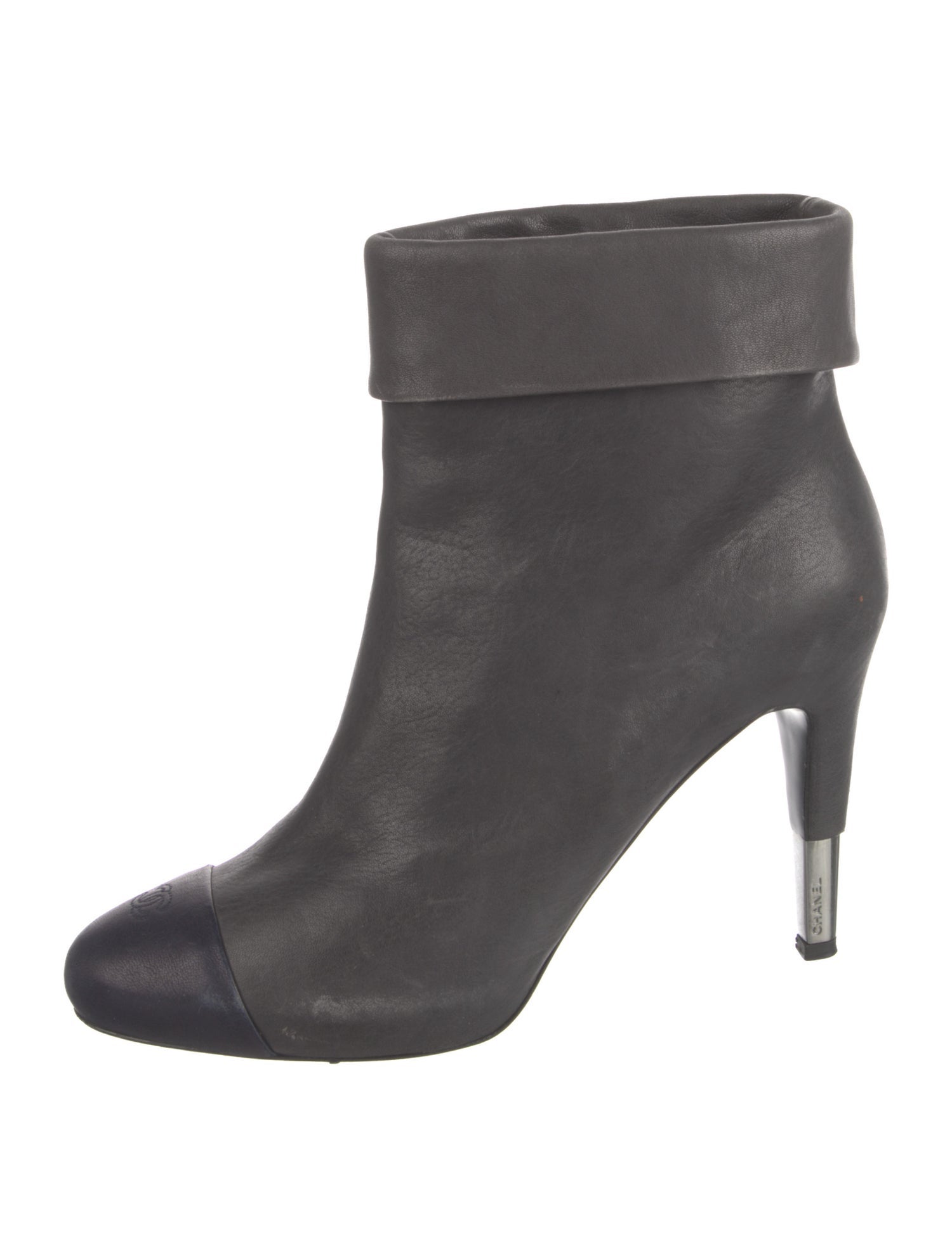 Chanel 2013 Interlocking CC Logo Boots