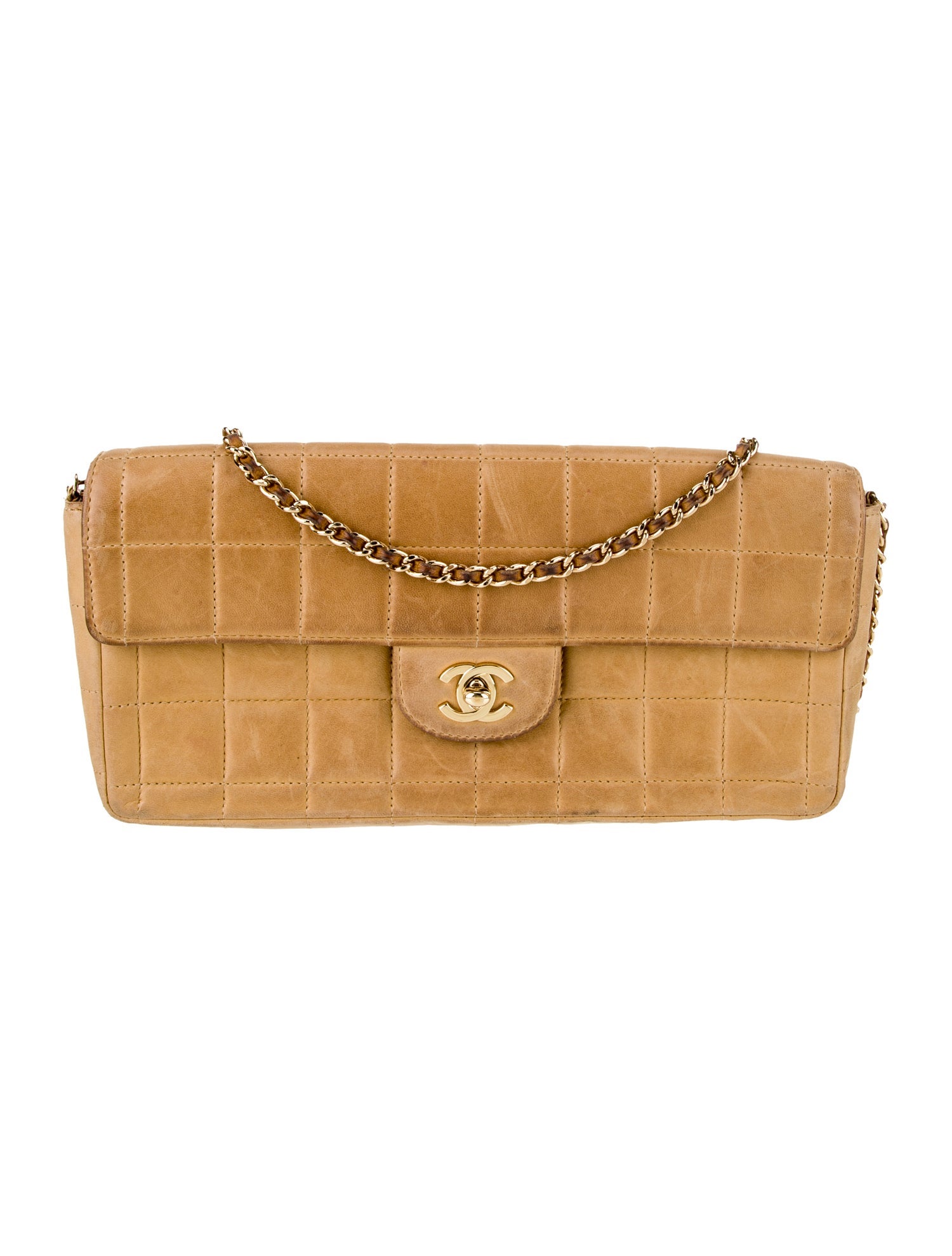 Chanel Square Quilt E/W Flap Bag