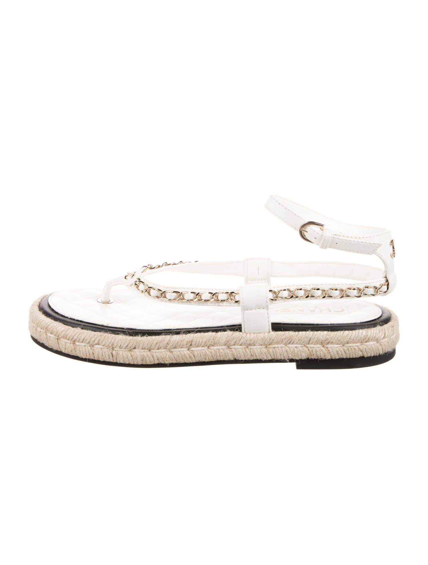 Chanel 2021 Interlocking CC Logo Espadrilles