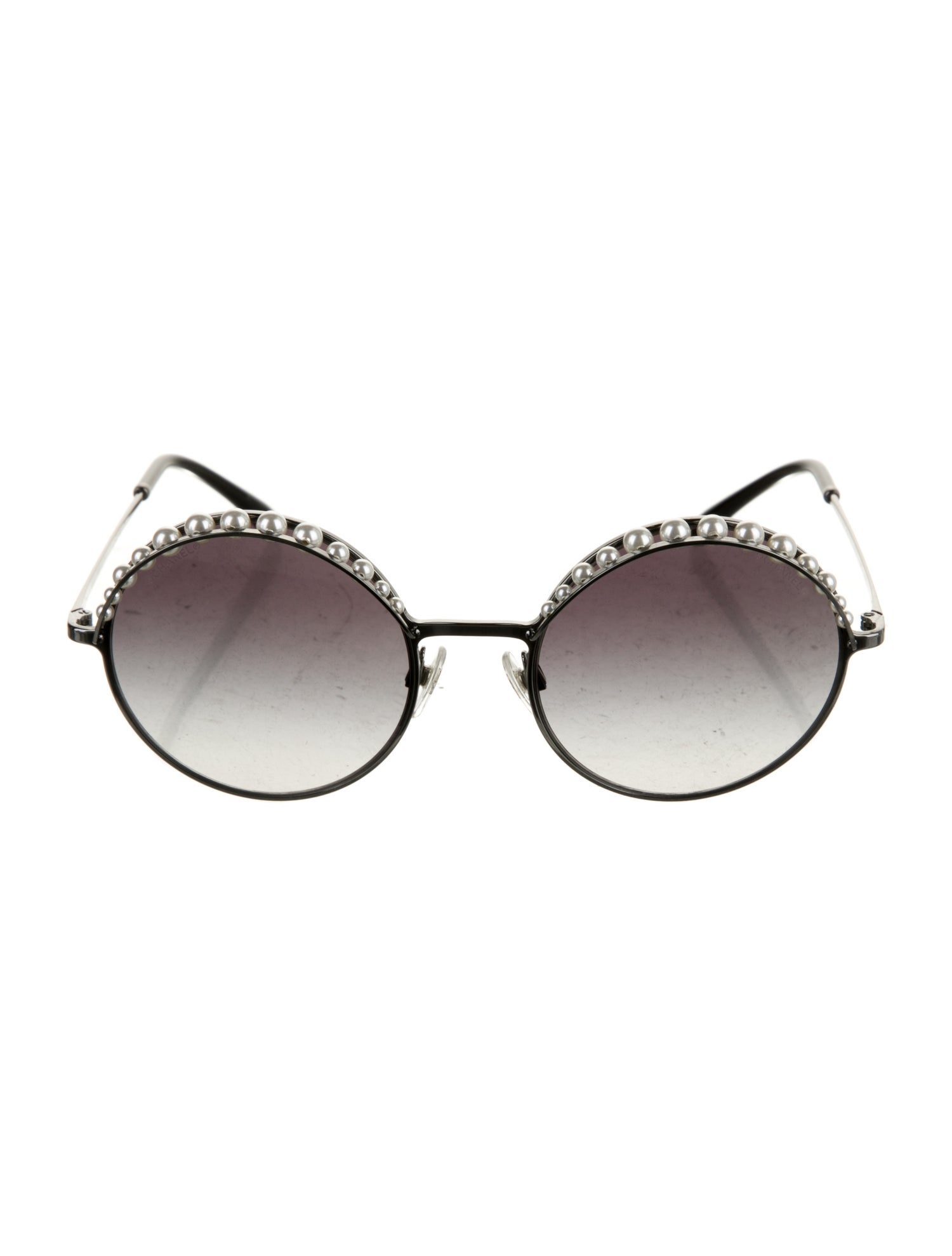 Chanel Interlocking CC Logo Round Sunglasses