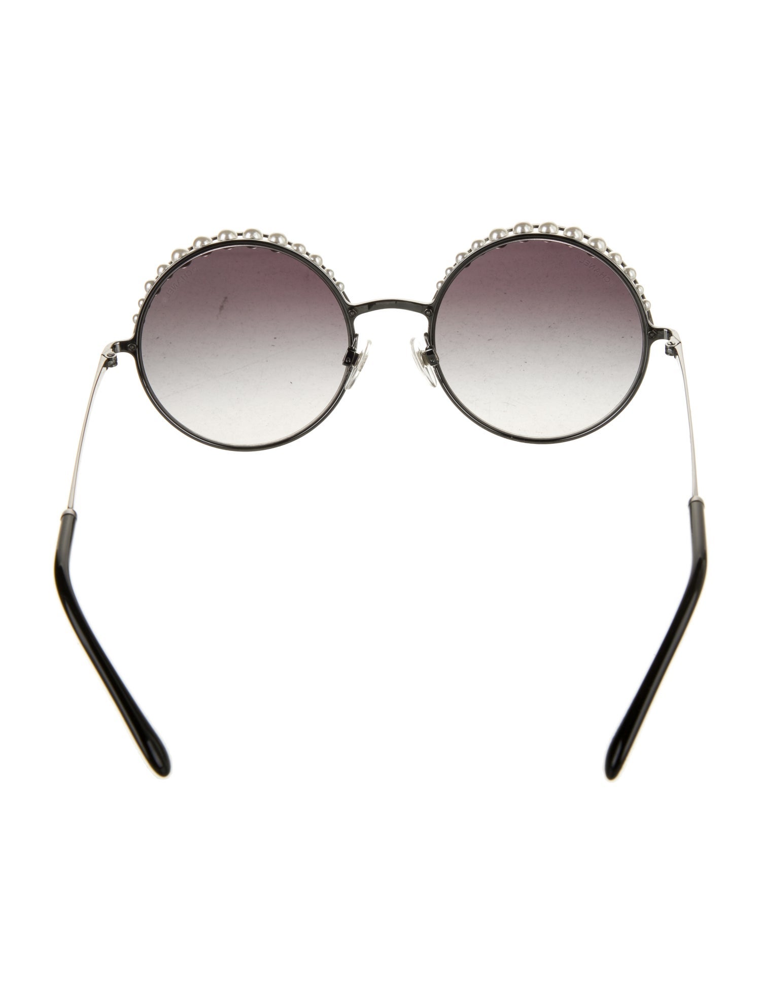 Chanel Interlocking CC Logo Round Sunglasses