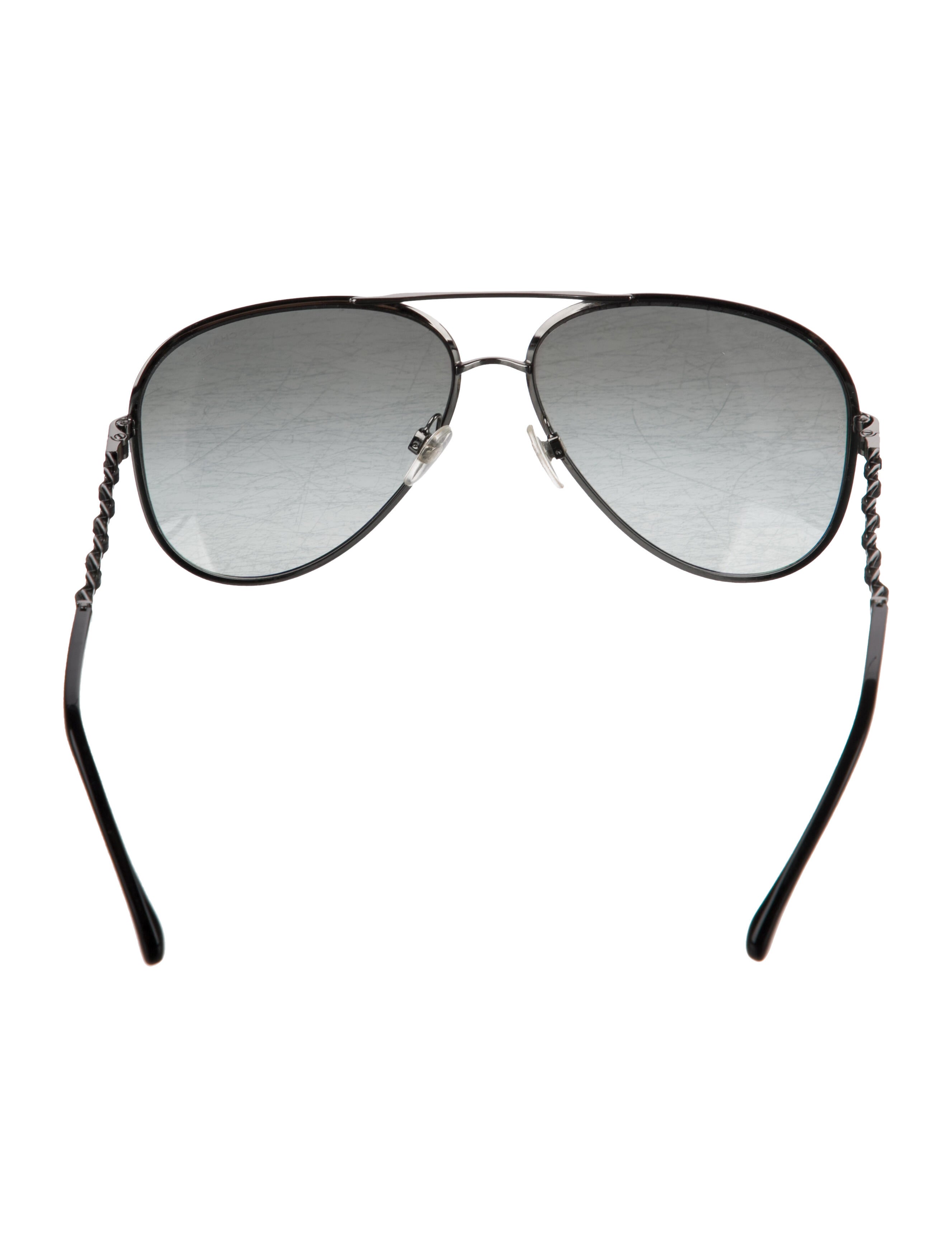Chanel Interlocking CC Logo Aviator Sunglasses