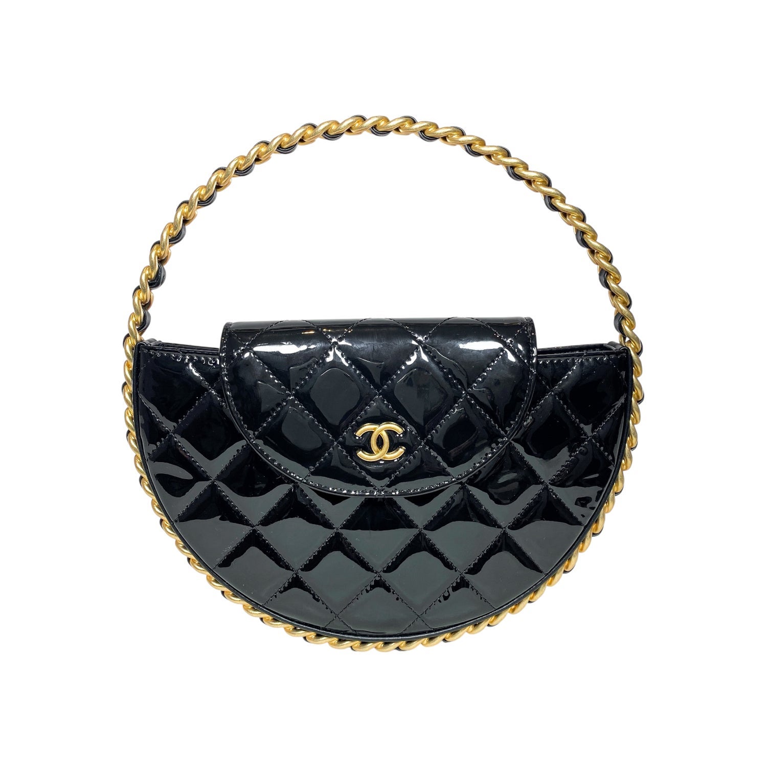 Chanel Interlocking CC Chain Hoop 2023