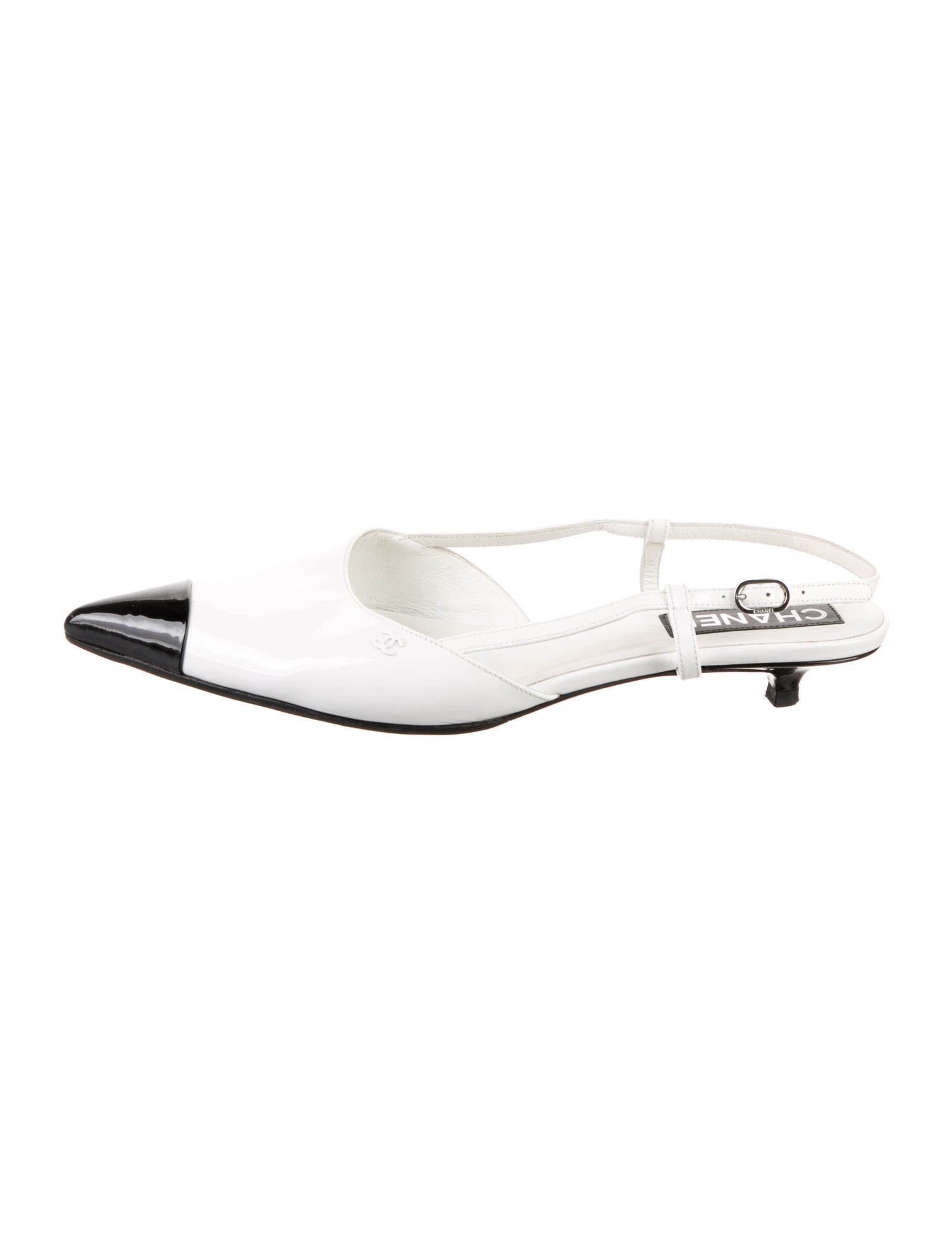 Chanel 2022 Interlocking CC Logo Slingback Pumps