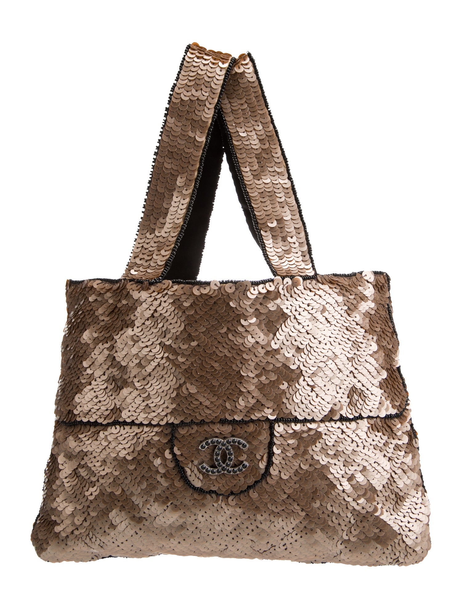 Chanel Mini Sequin Trompe L'oeil Tote