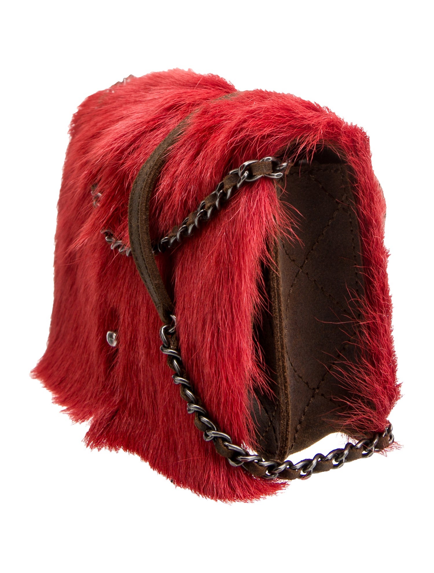 Chanel Paris-Edinburgh Fur Wallet On Chain