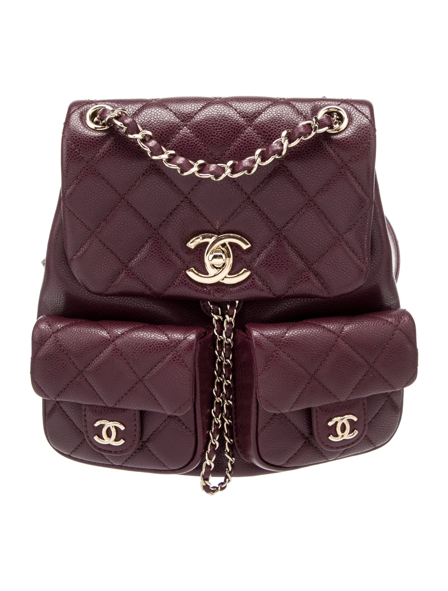 Chanel Quilted Caviar Duma Backpack