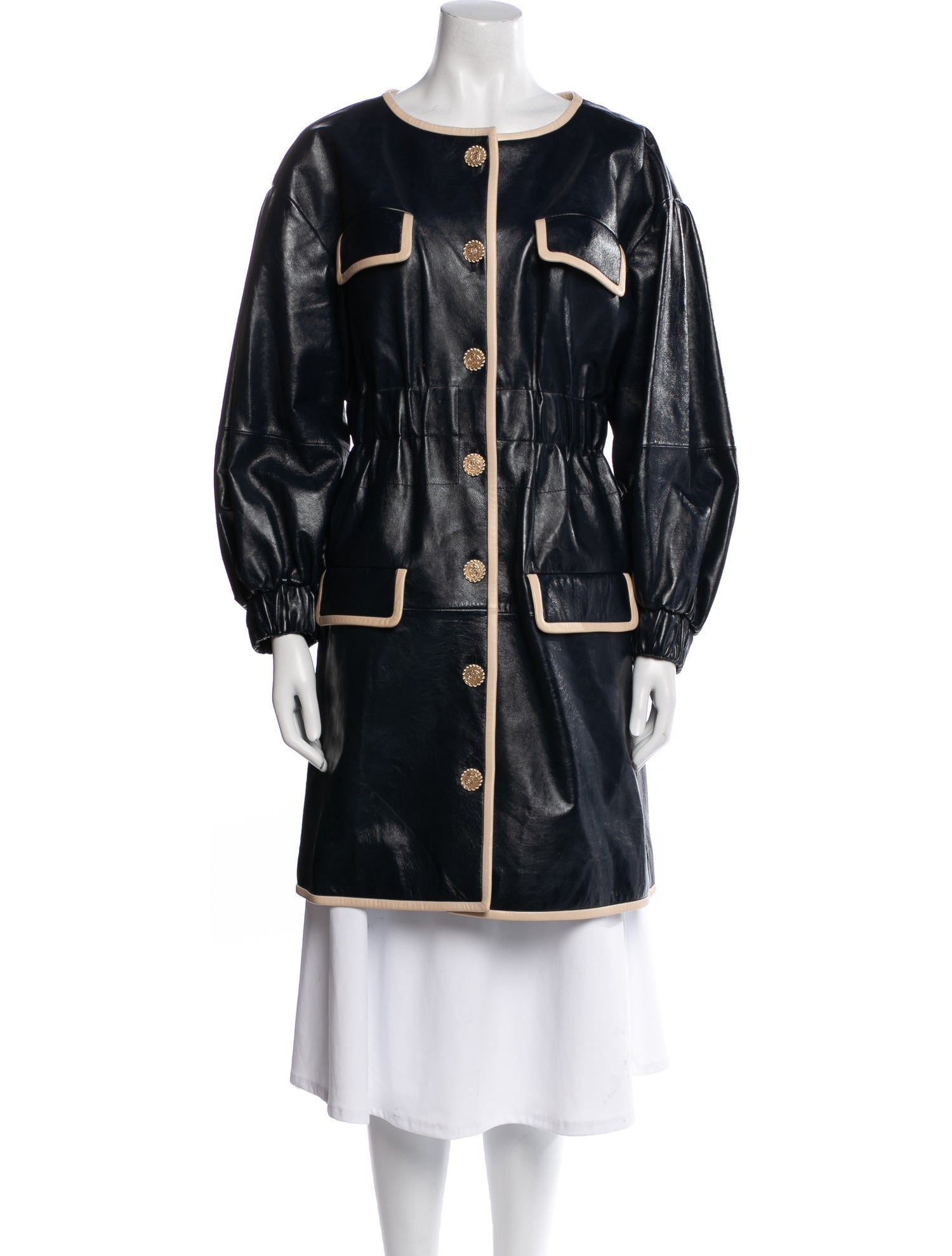 Chanel 2019 Lambskin Faux Fur Coat