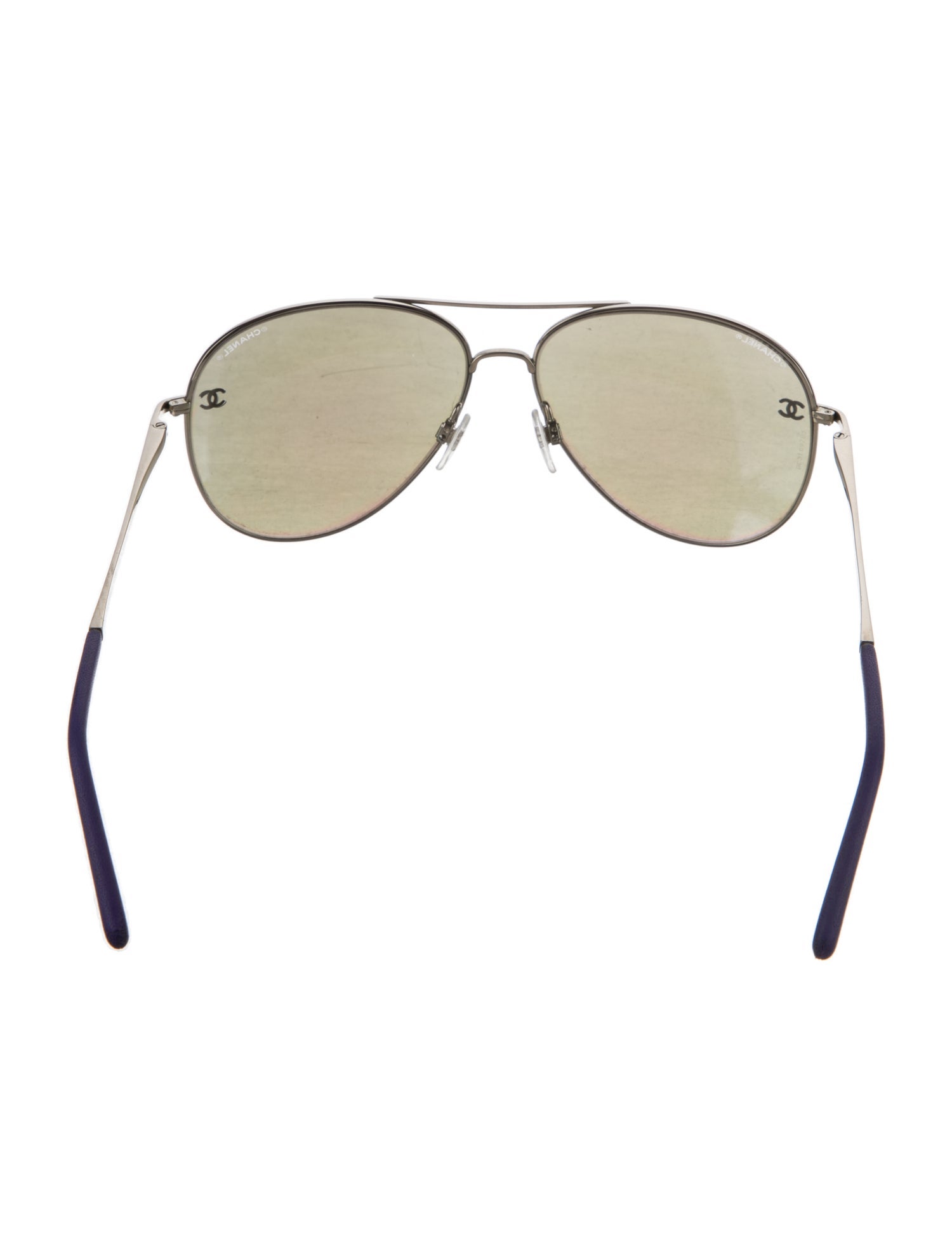 Chanel Interlocking CC Logo Aviator Sunglasses