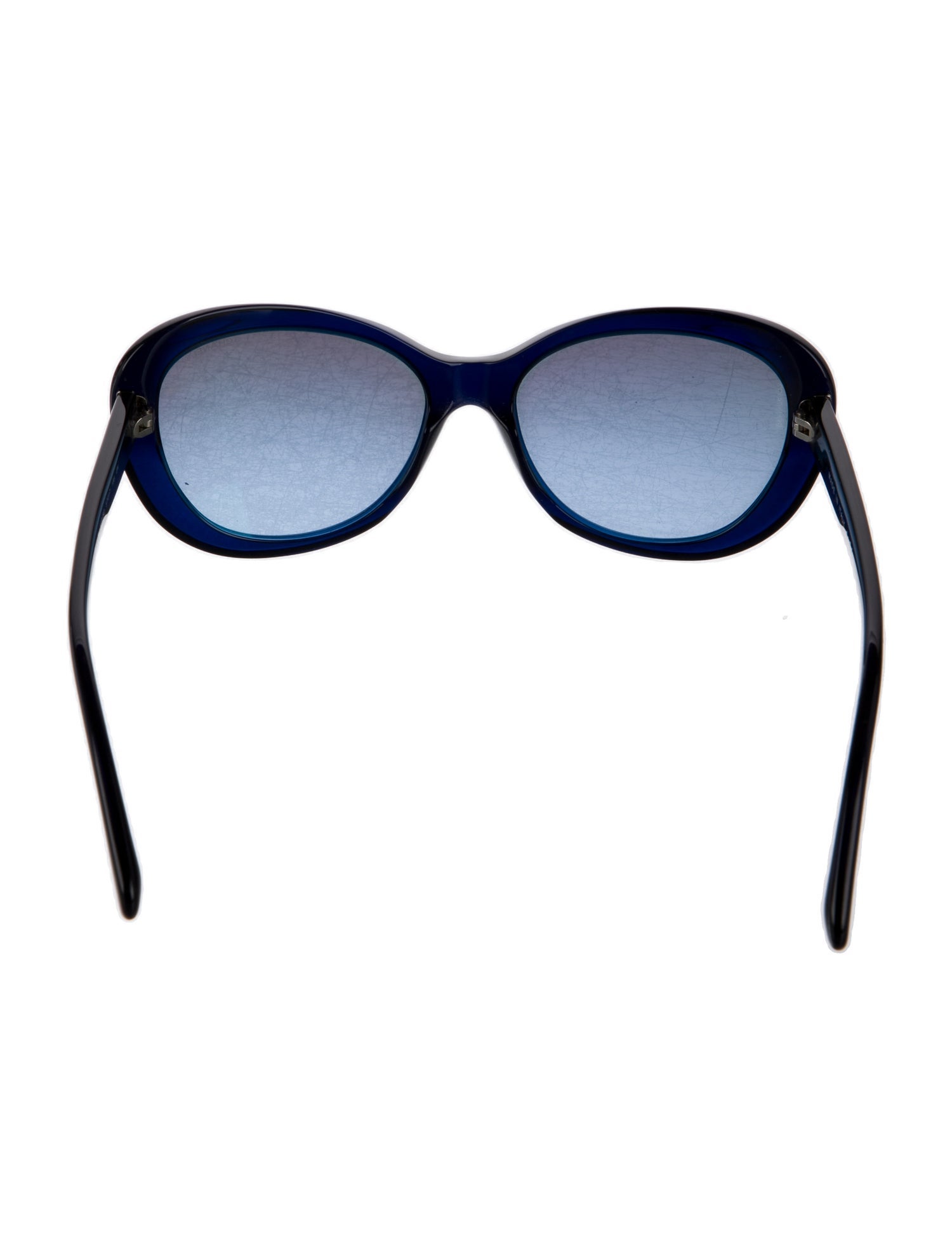 Chanel Camellia Accent Cat-Eye Sunglasses