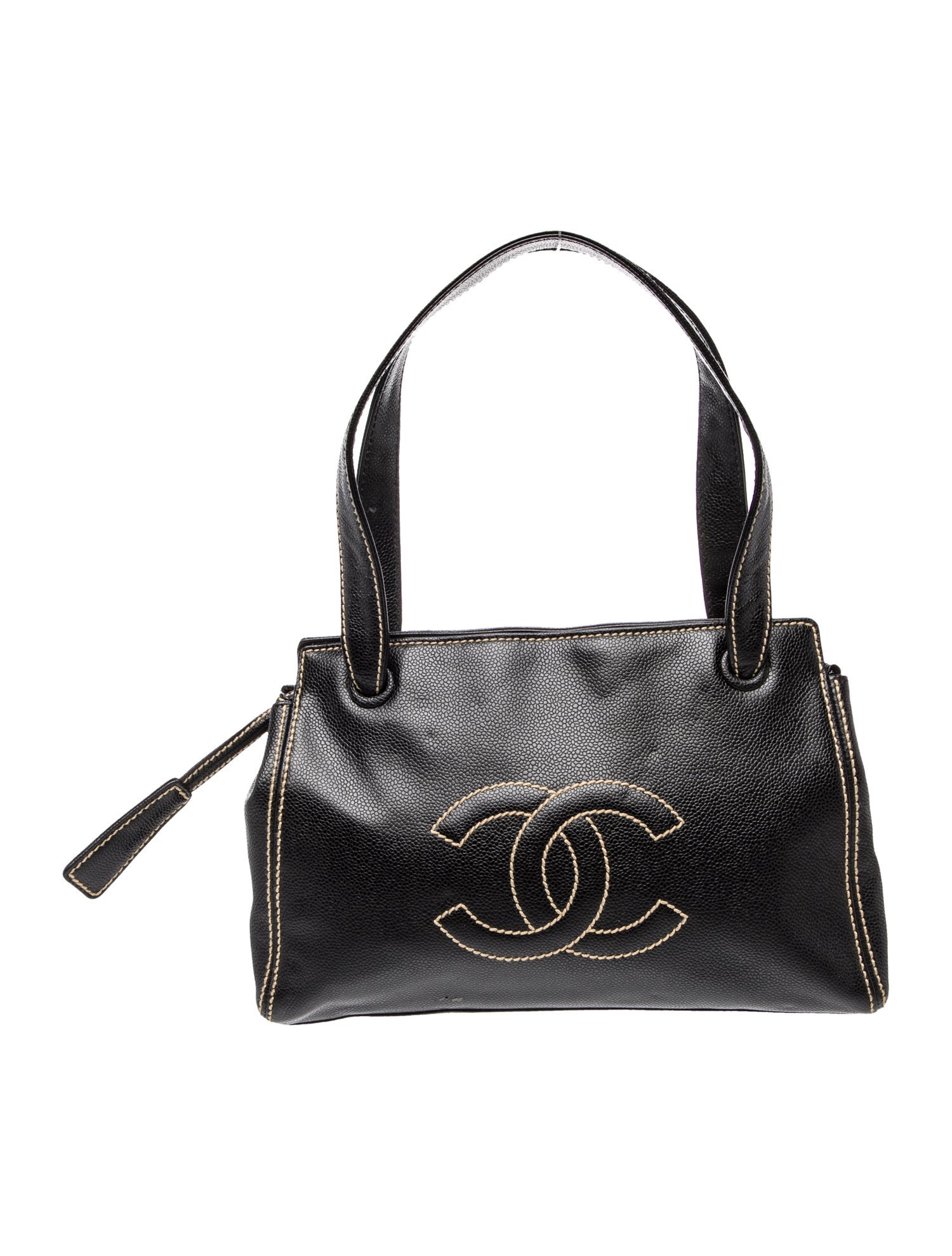 Chanel Caviar Surpique CC Tote