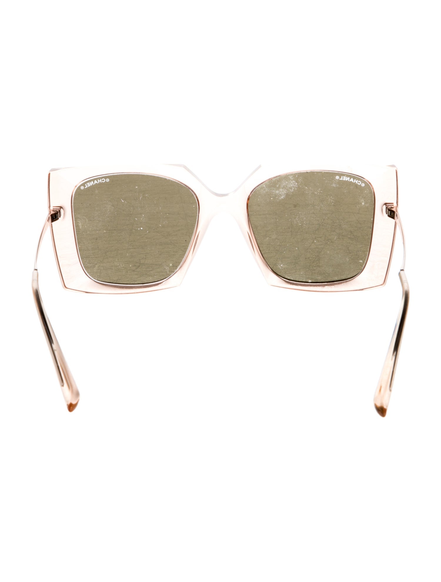 Chanel Interlocking CC Logo Square Sunglasses