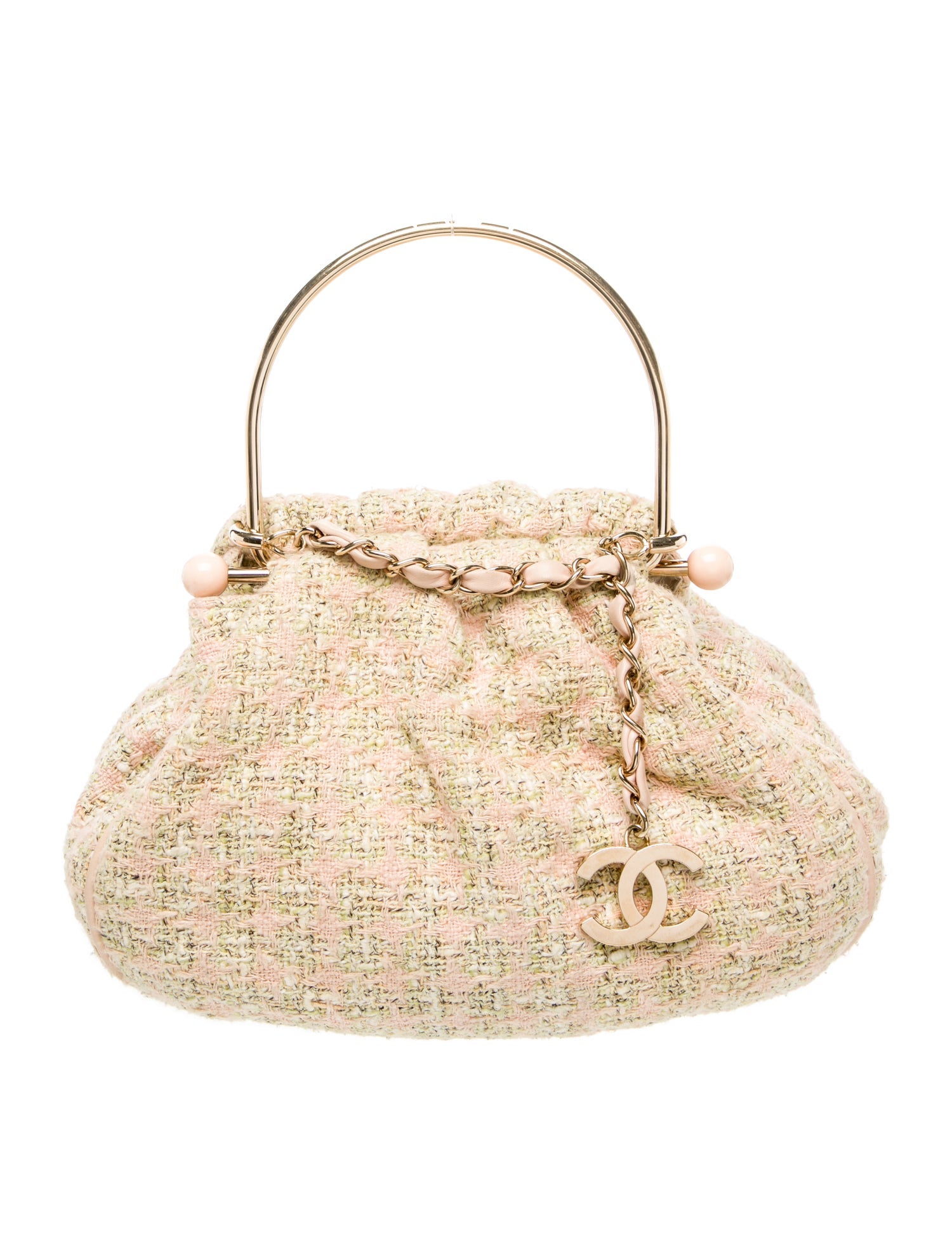 Chanel Tweed CC Knitting Bag