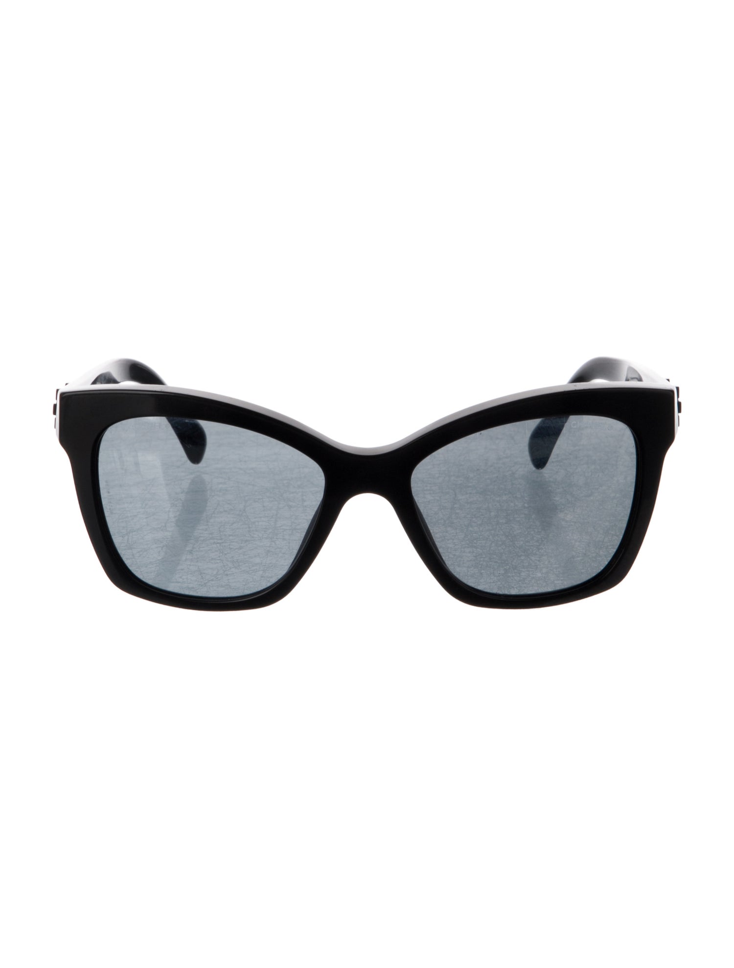 Chanel Interlocking CC Logo Wayfarer Sunglasses