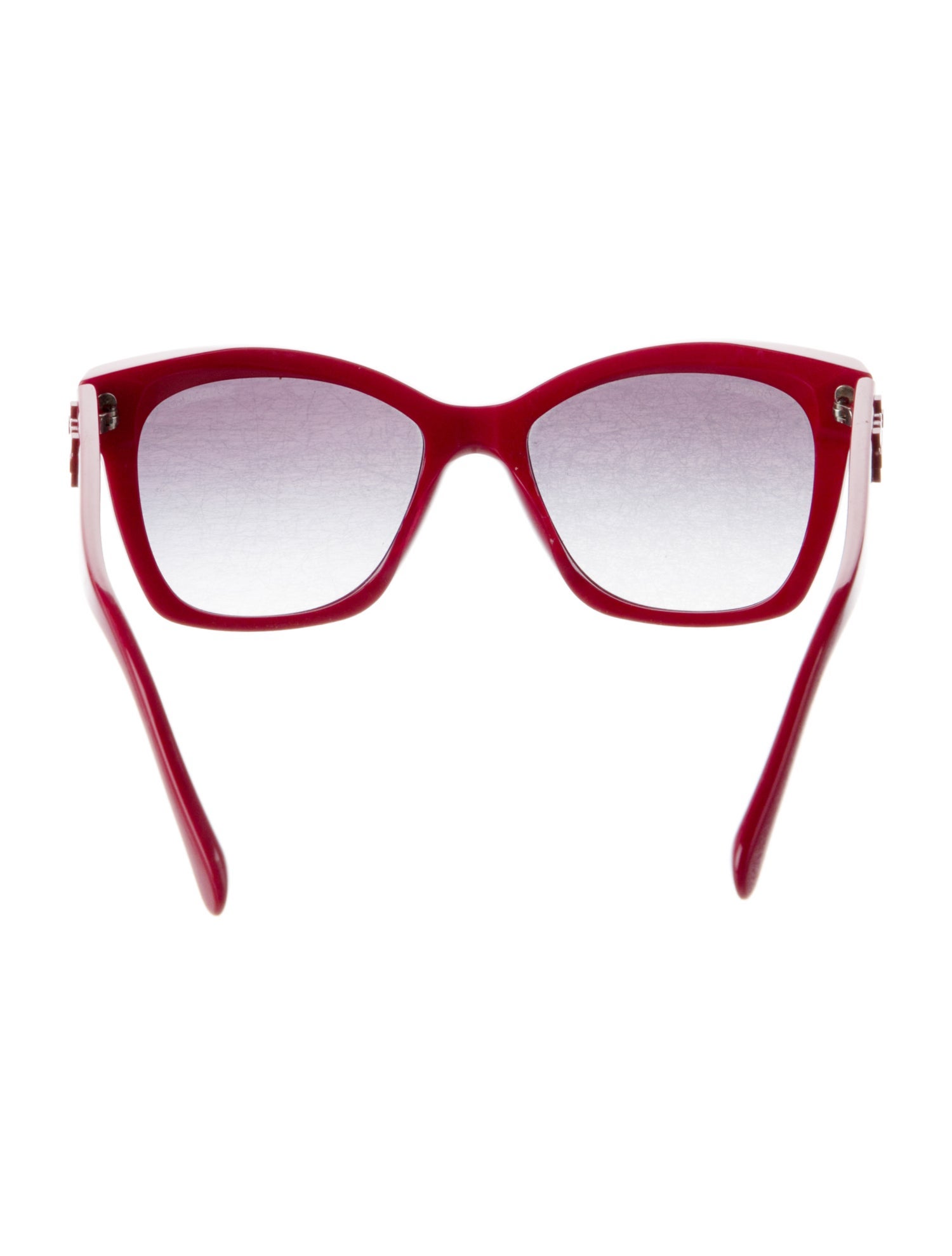 Chanel Interlocking CC Logo Cat-Eye Sunglasses