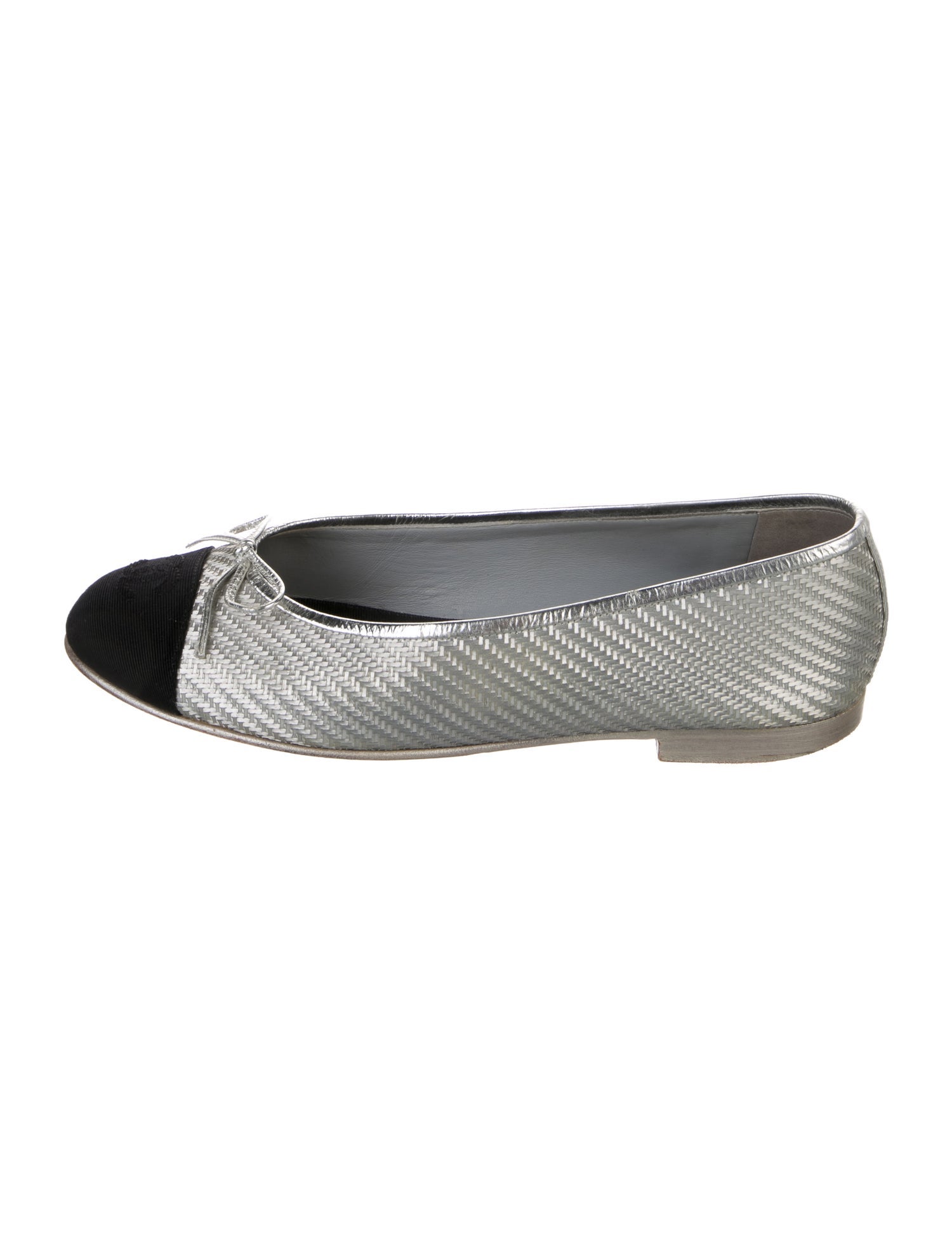 Chanel 2017 Interlocking CC Logo Ballet Flats