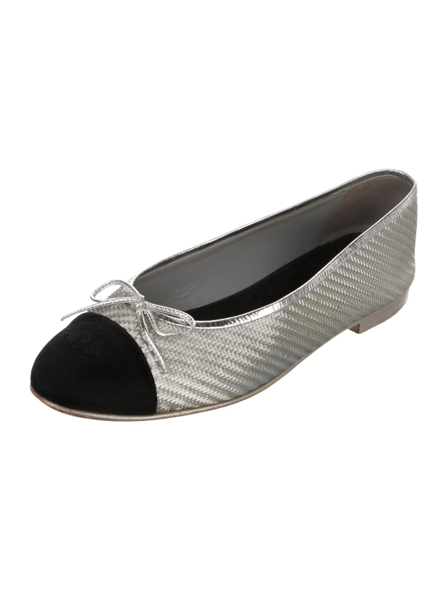 Chanel 2017 Interlocking CC Logo Ballet Flats