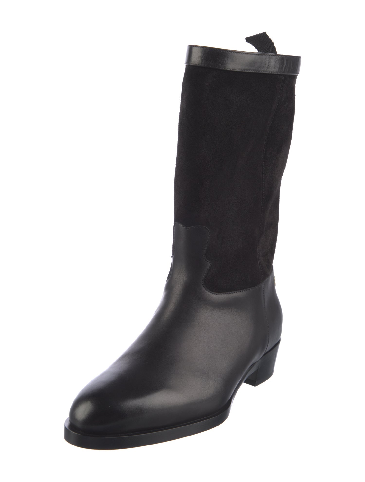 Chanel 2025 Interlocking CC Logo Rain Boots w/ Tags