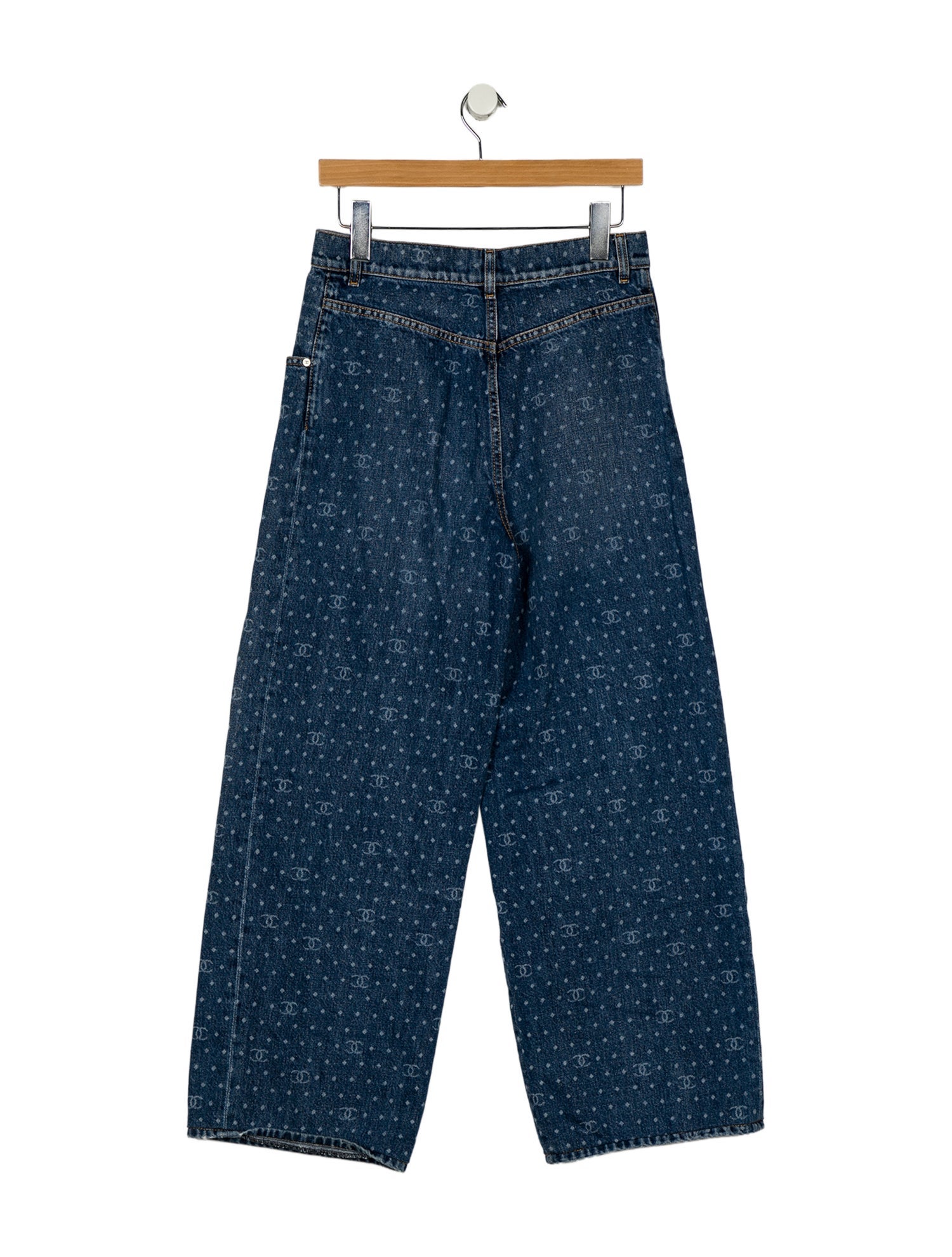 Chanel 2023 Wide Leg Jeans